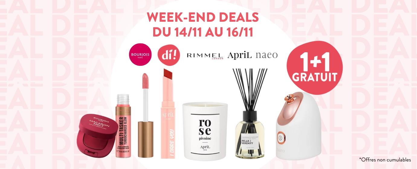 Week-end deals du 14/11 au 16/11