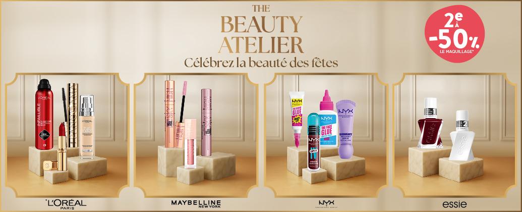 2° à -50% sur le maquillage L'Oréal, Maybelline, Essie, NYX