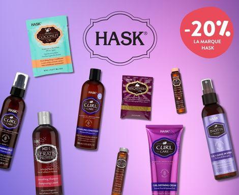 20% sur la marque HASK