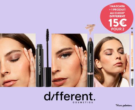 1 mascara + 1 produit au choix Différent