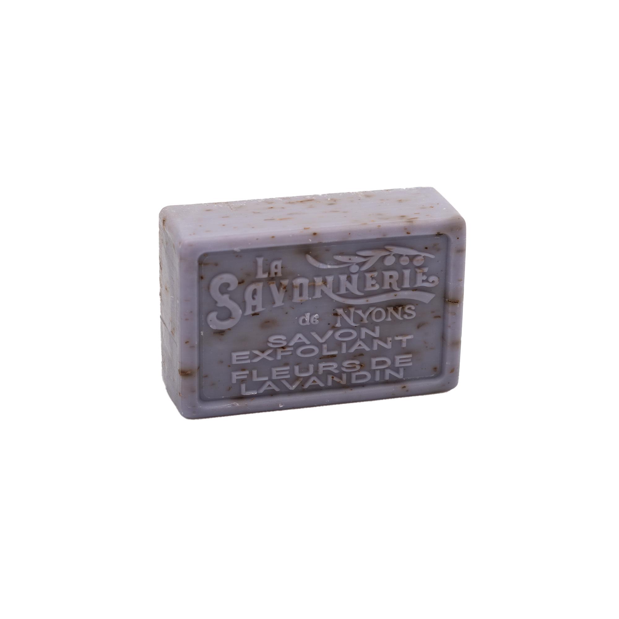 Savon exfoliant rectangle Fleurs de Lavandin