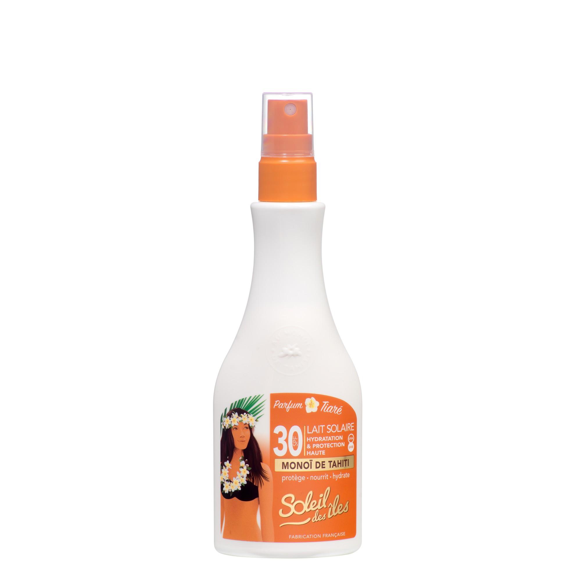 Lait spay au monoï spf30