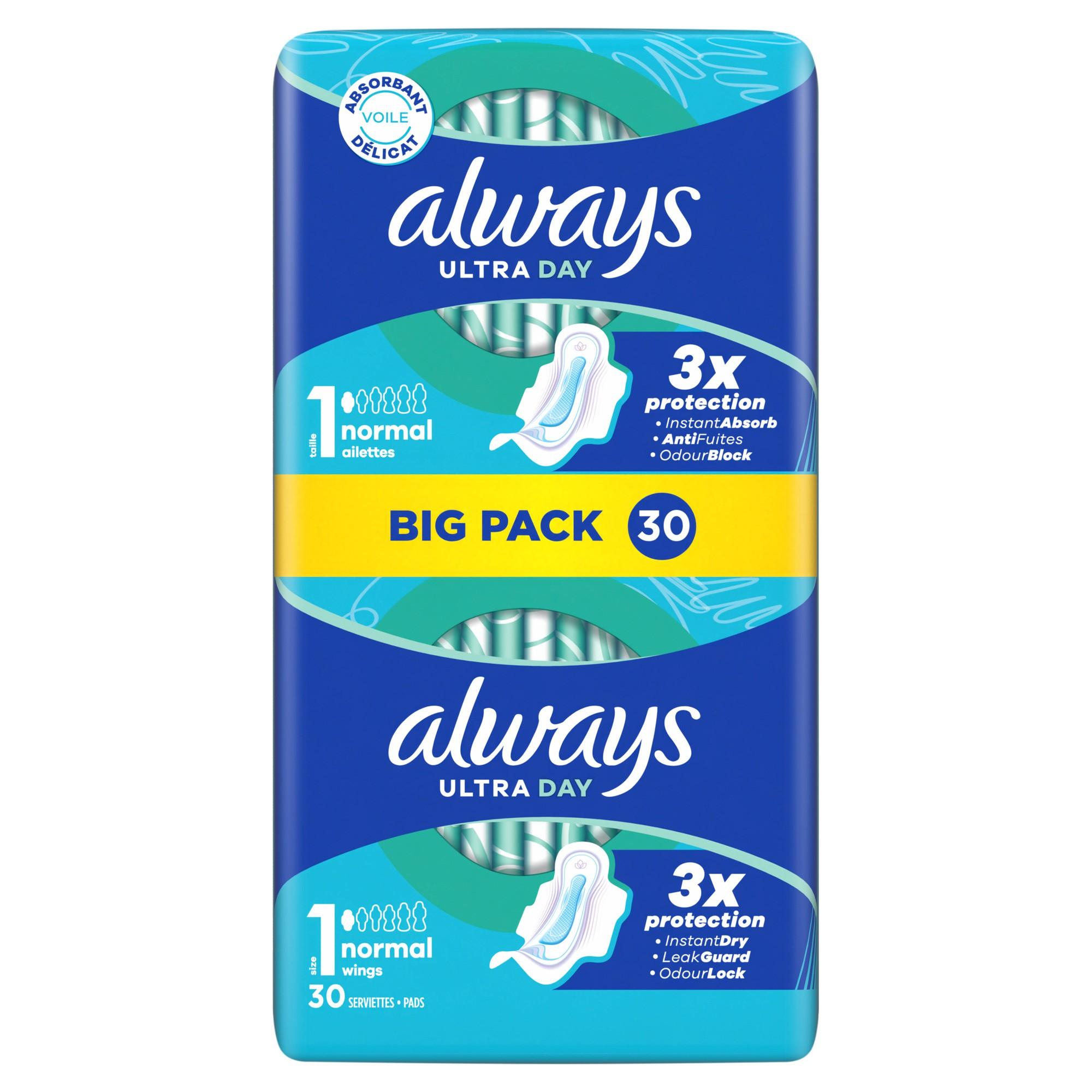 Ultra Serviettes hygiéniques Normale +