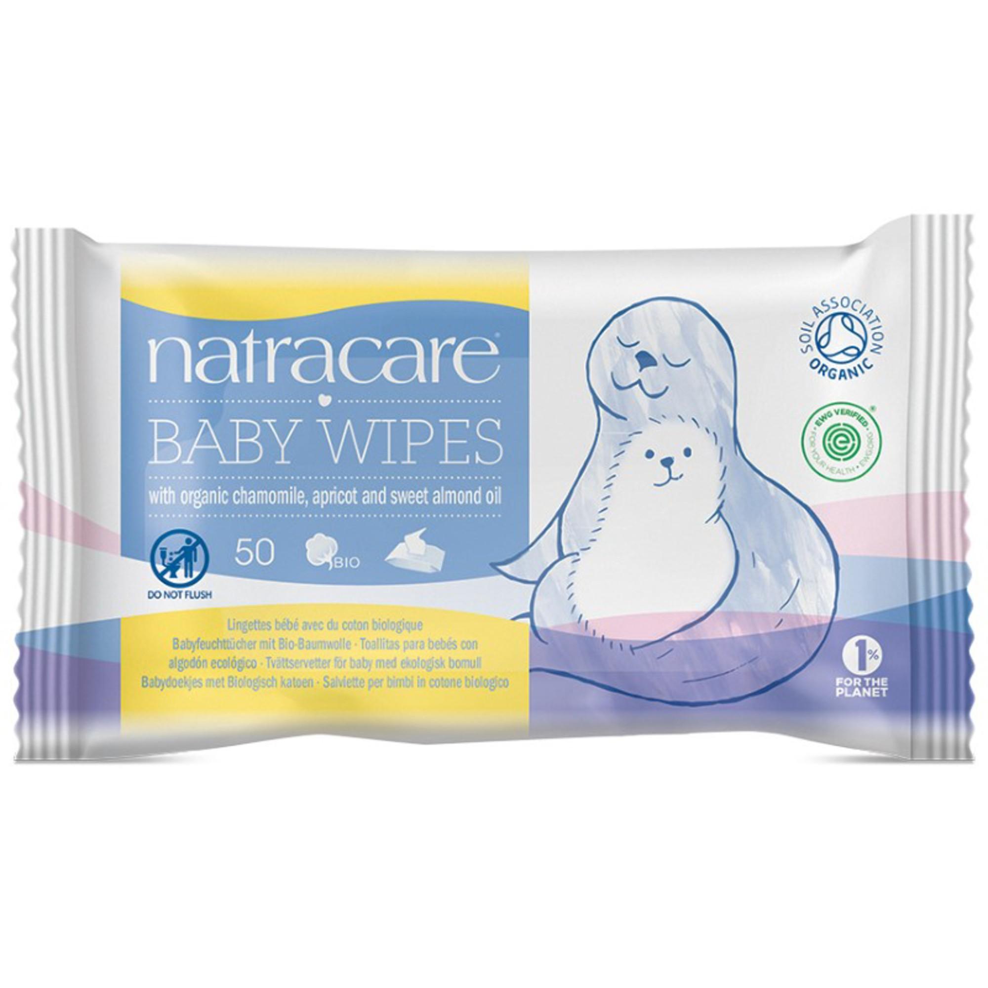 Lingettes Bébé Naturelles - 50 pièces