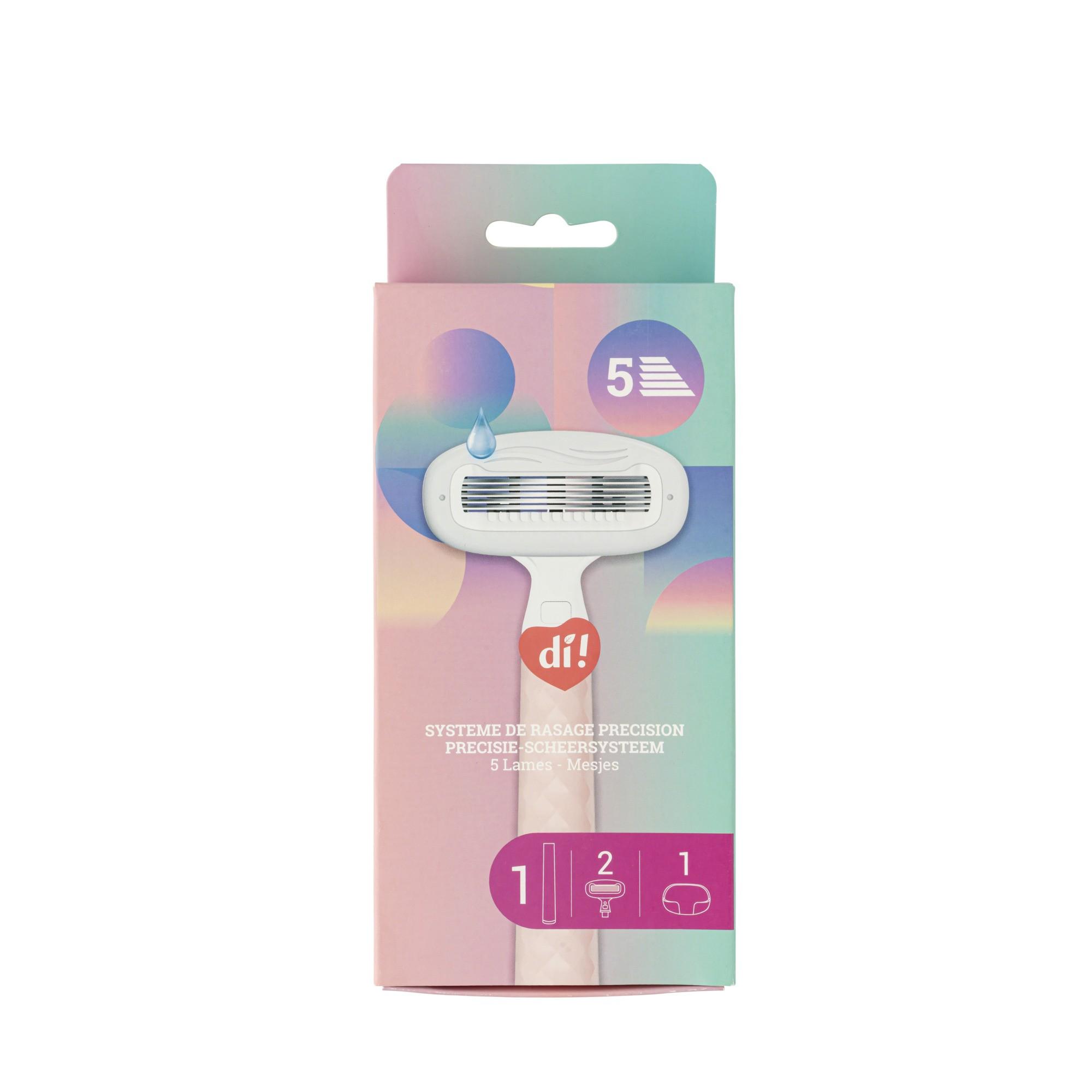 Rasoir précision 5 lames + support