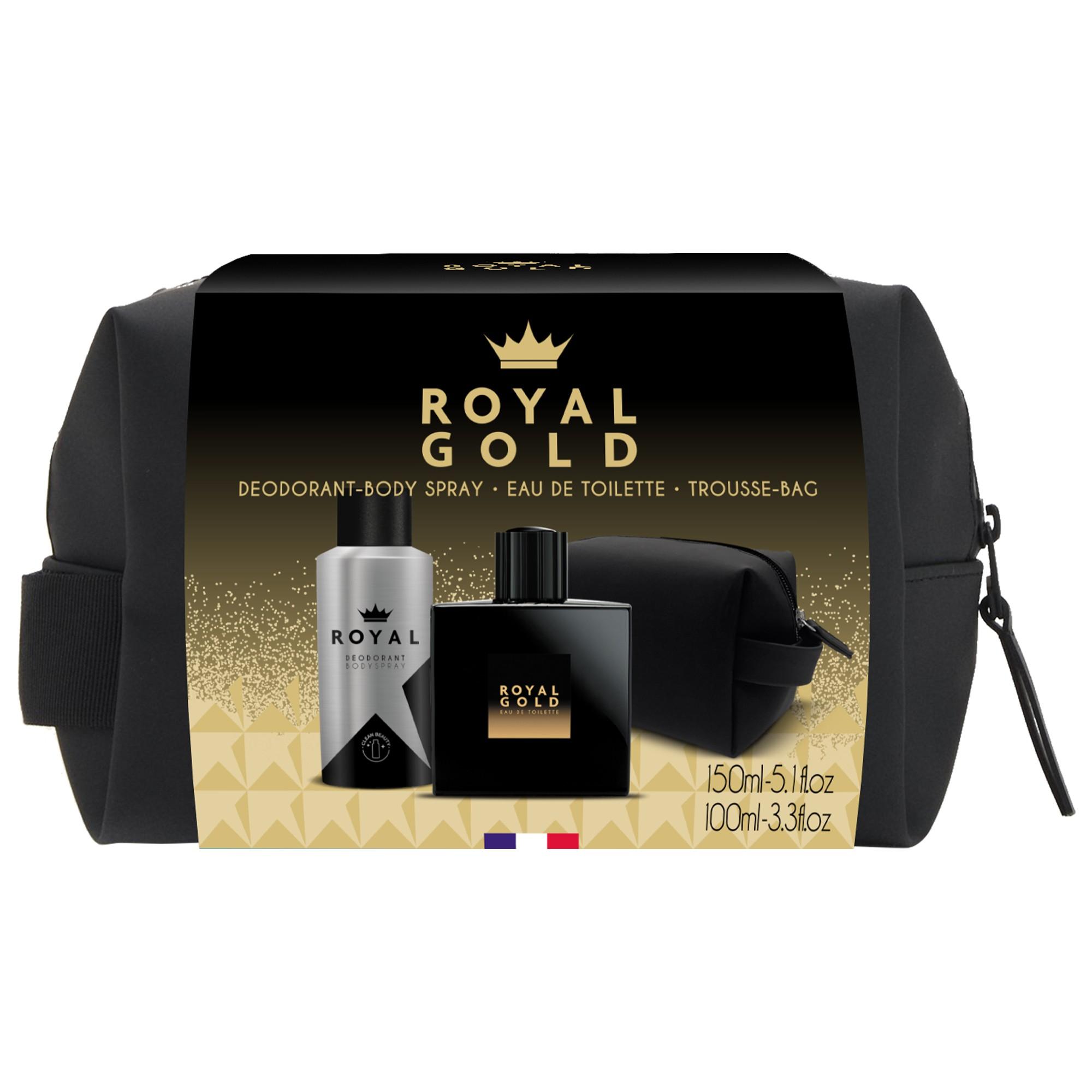Gold: EDT+ DEO + Trousse de Toilette