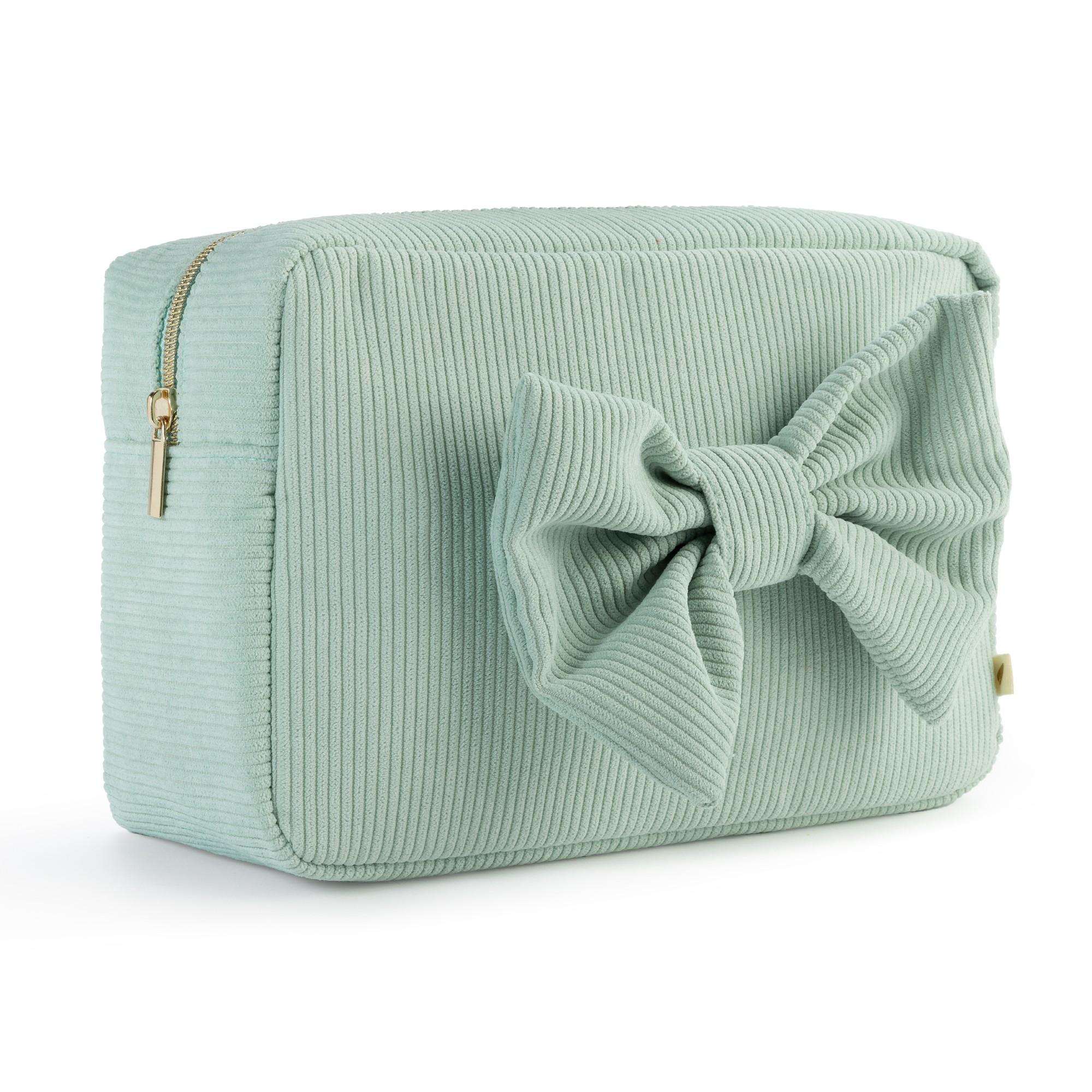 Trousse de toilette noeud vert 28X18X10