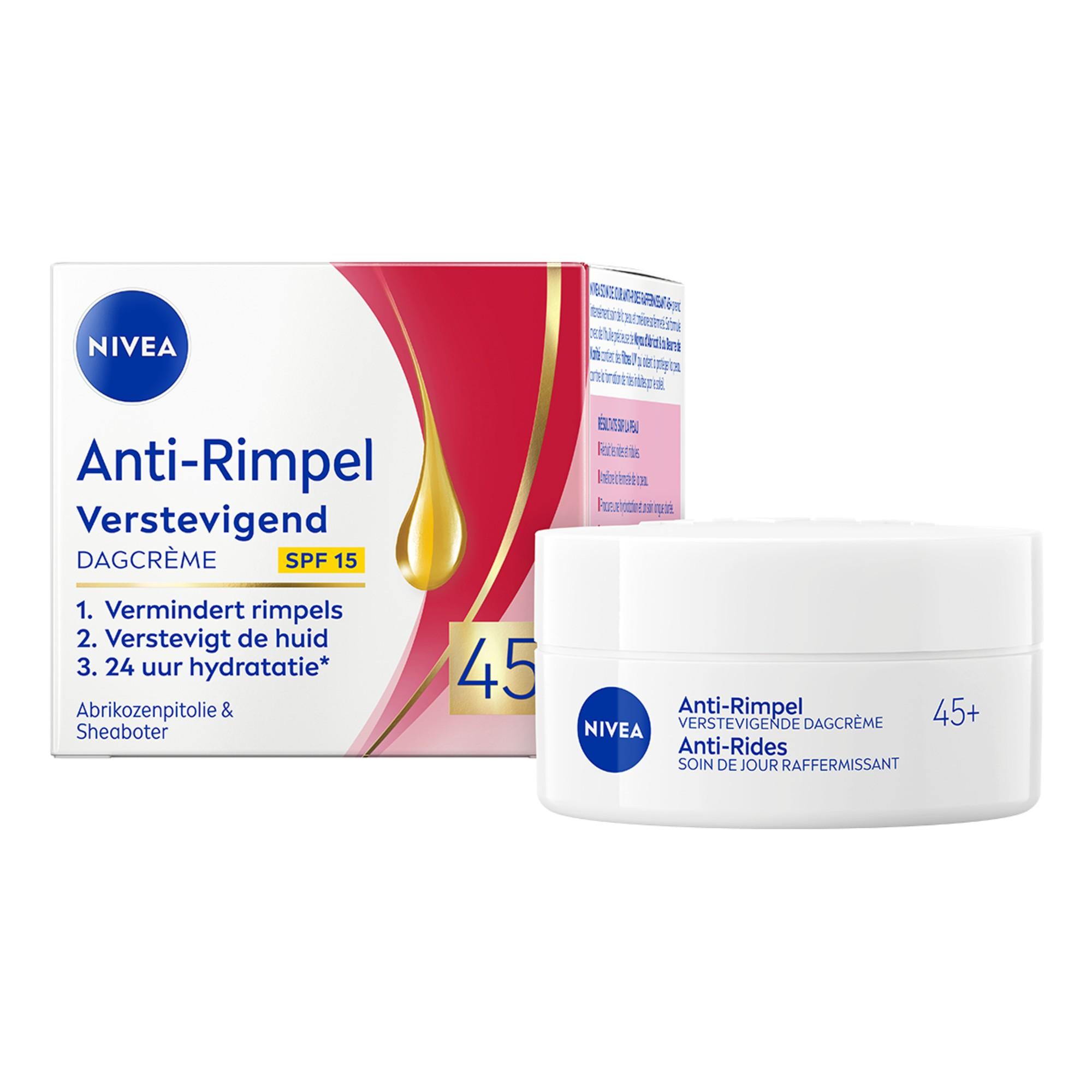 Anti-Rimpel Dagcrème Verstevigend 45+ SPF 15 - 50 ml