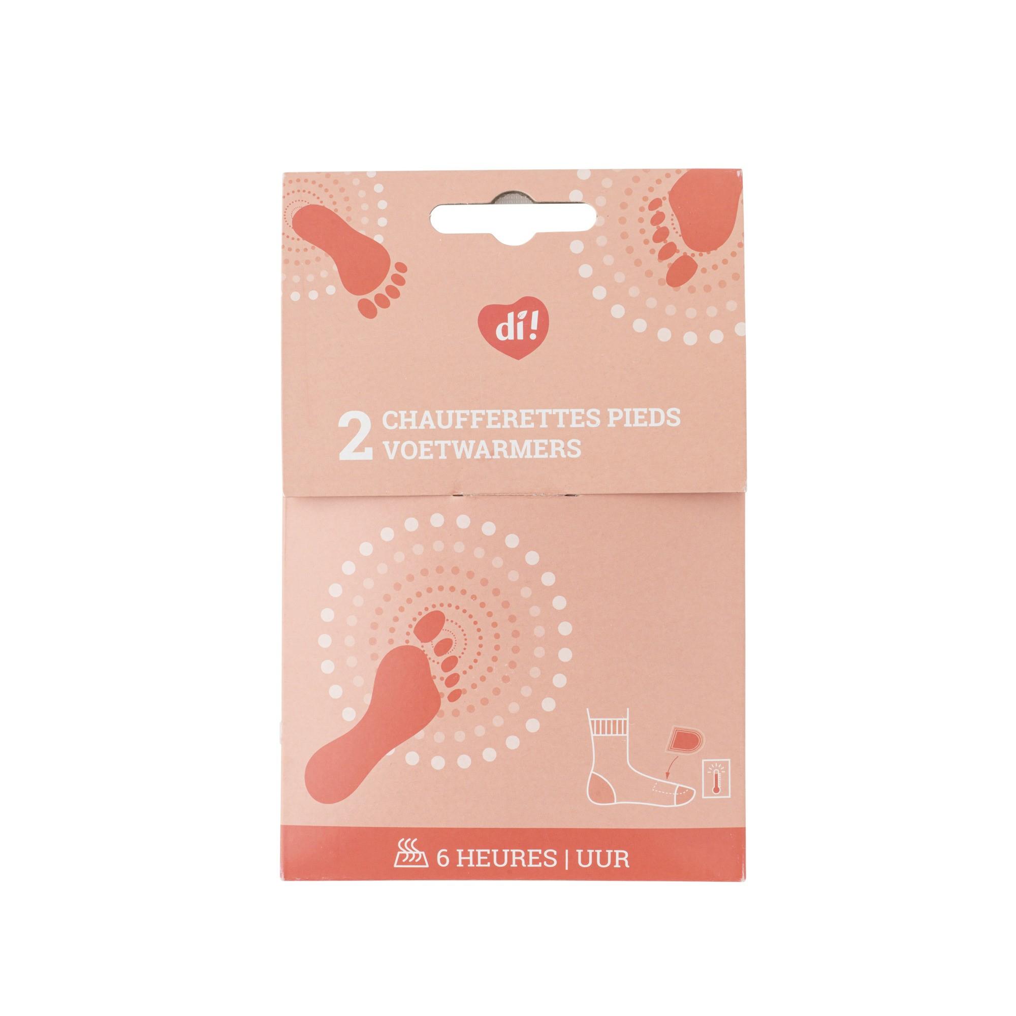 Chaufferettes pieds – usage unique – 2 pièces