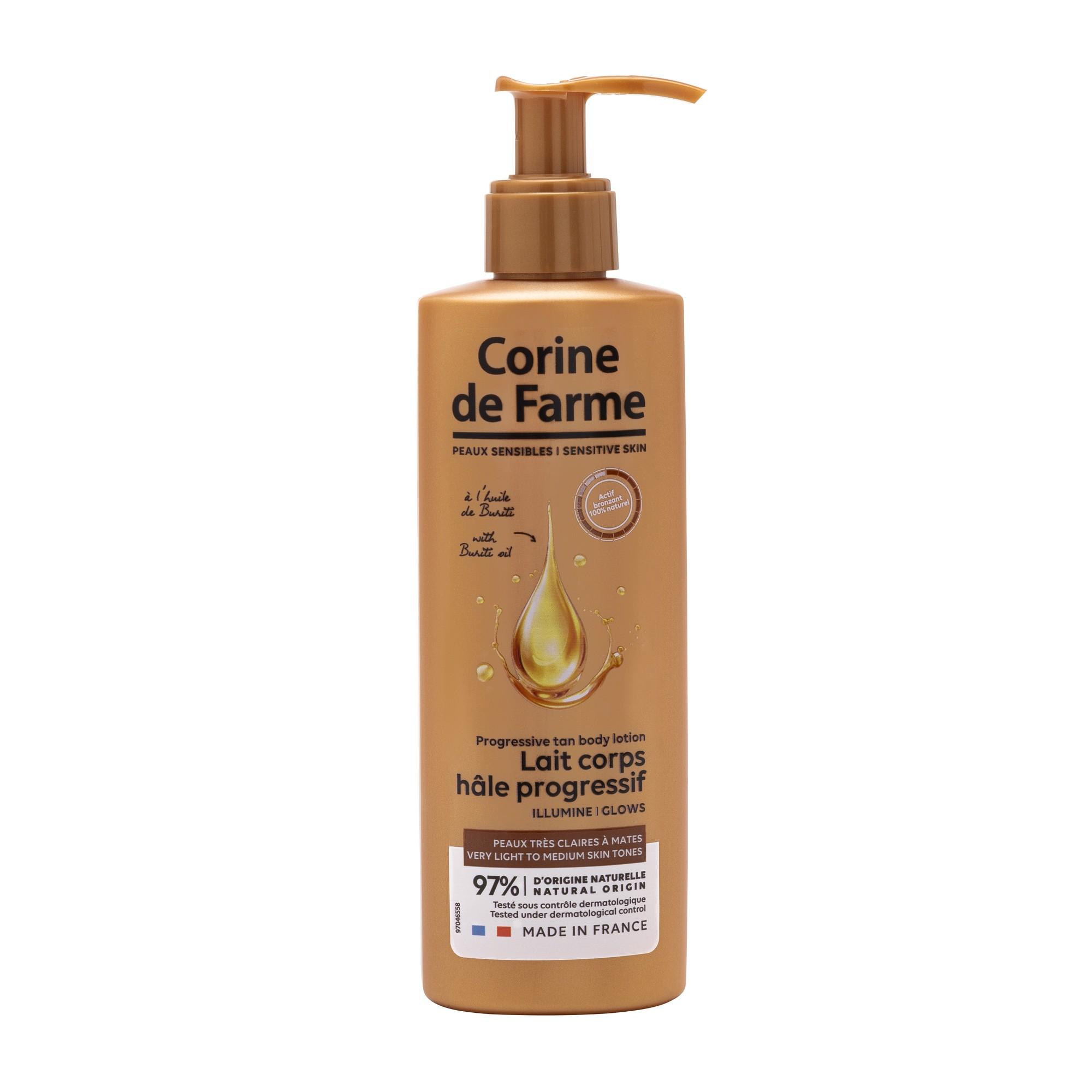 Lait corps hâle progressif
