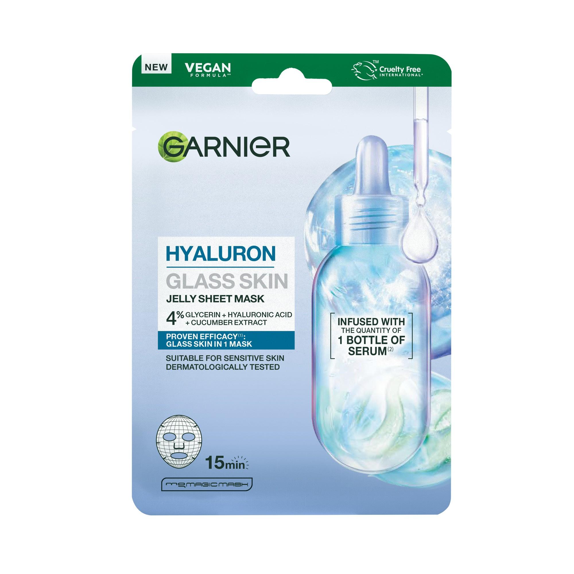 Hyaluron Masque en Tissu Gelée Peau de Verre