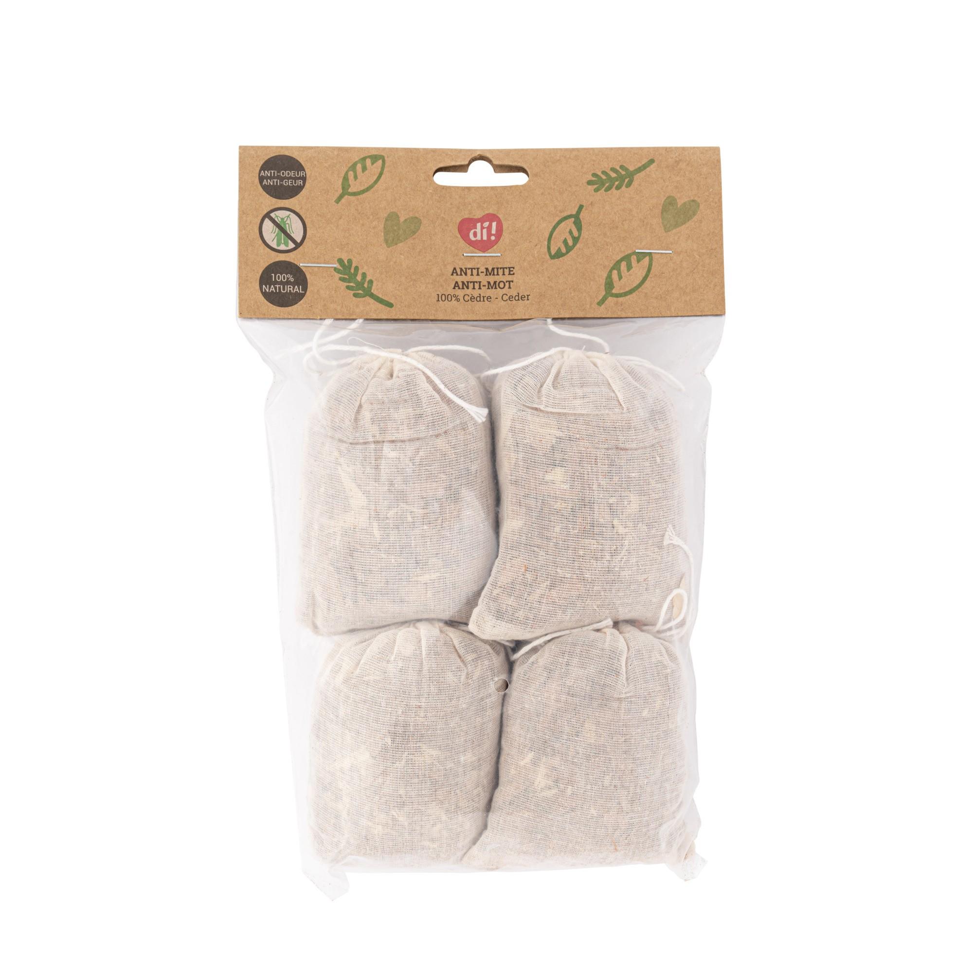 Sachets Antimites Cèdre Rouge (4 pcs)