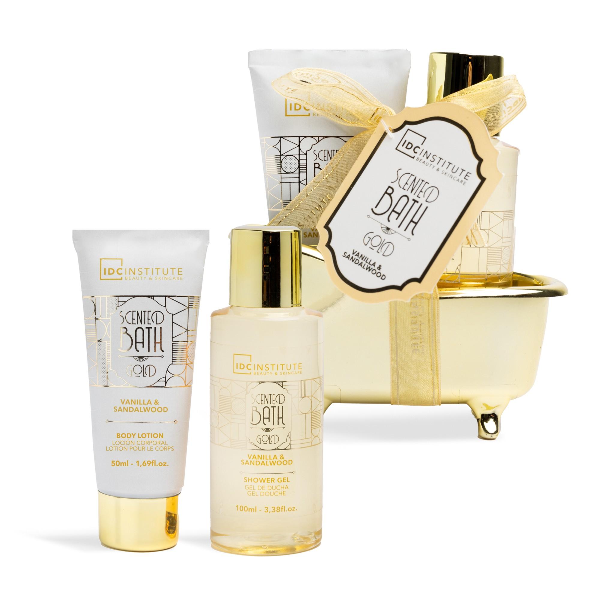Scented Gold Mini Bathtub Set 2pcs