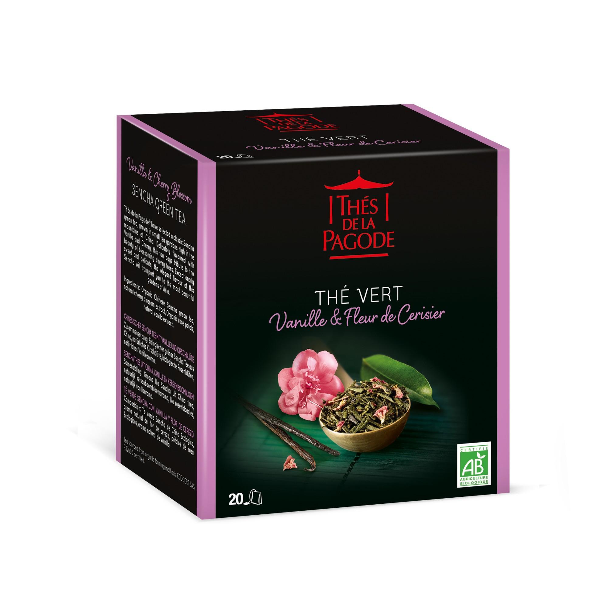 Thé Vert Vanille Fleur Cérisier