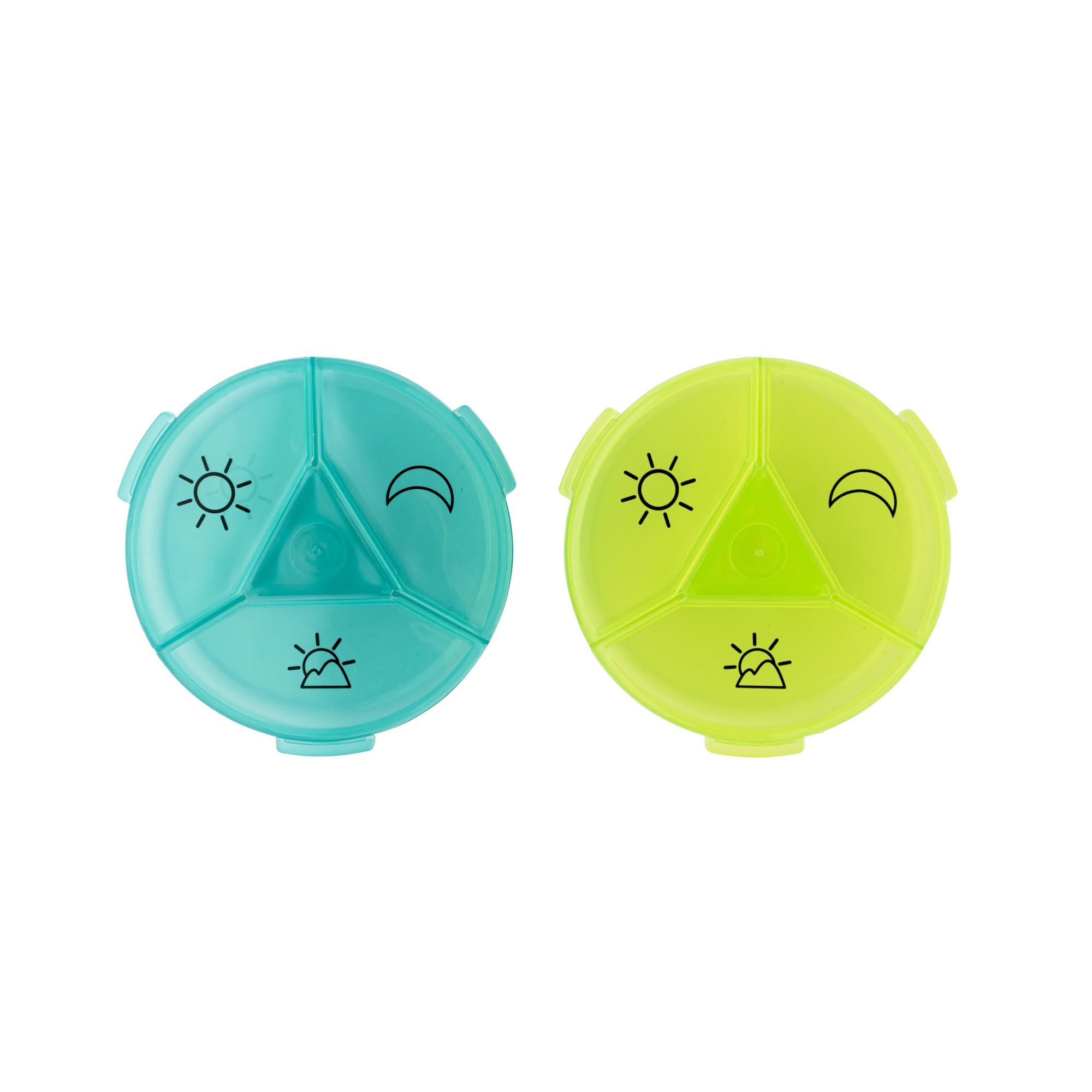 Boîte à Pilules Matin Midi Soir (2 pcs)