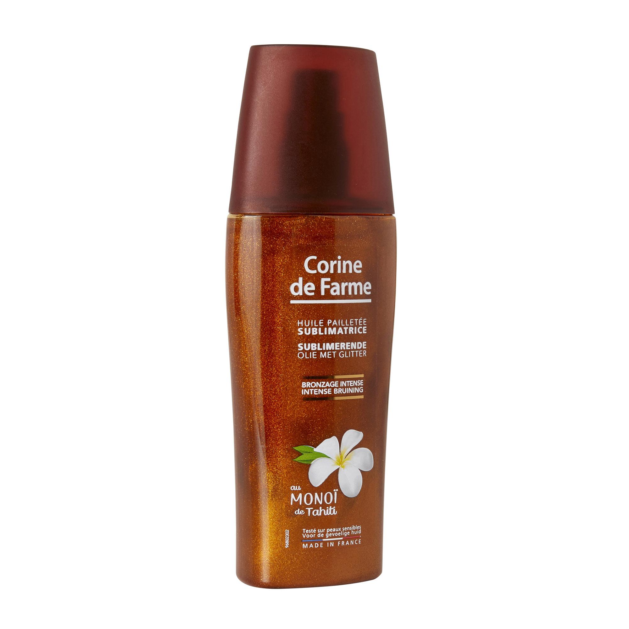 Huile pailletée sublimatrice en spray Bronzage intense