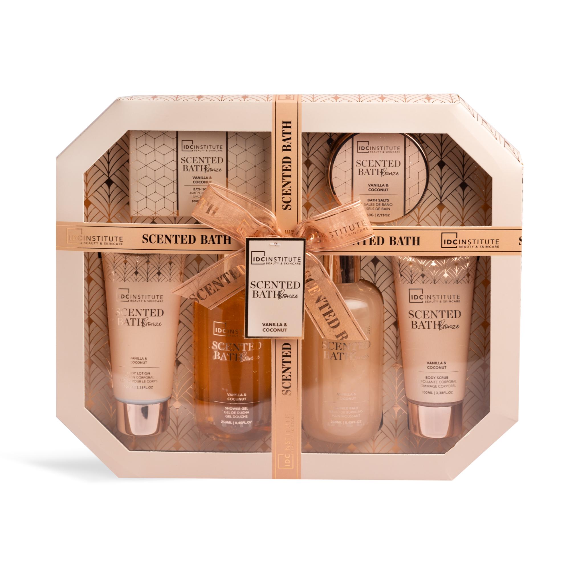 Coffret cadeau bain parfumé bronze 6 pièces