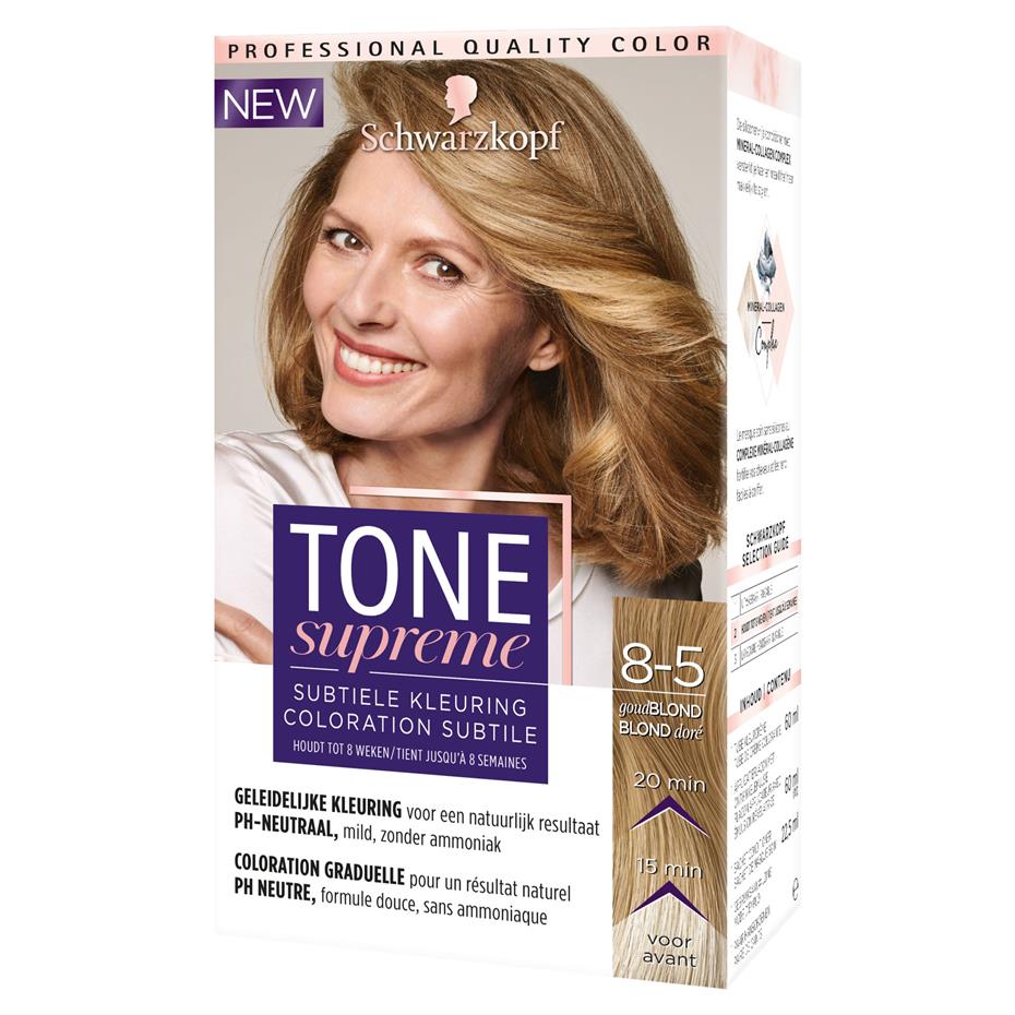 Haarverzorging Tone Supreme 8-5 Goudblond TONE |