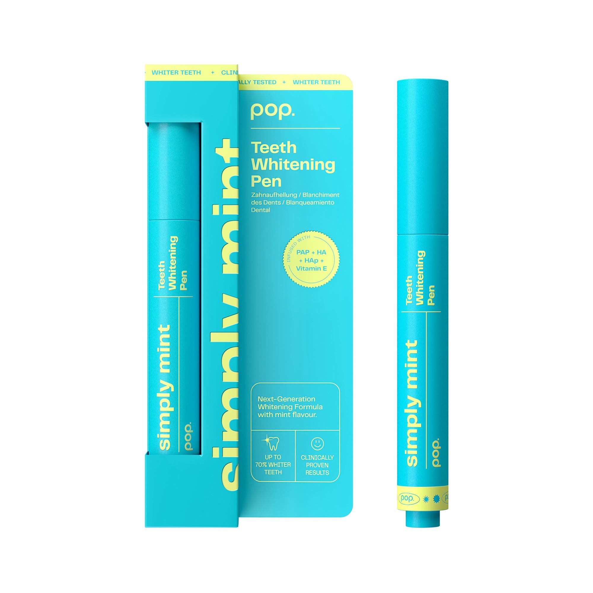 Pop Menthe Stylo Blanchissant Dentaire – 8 ml