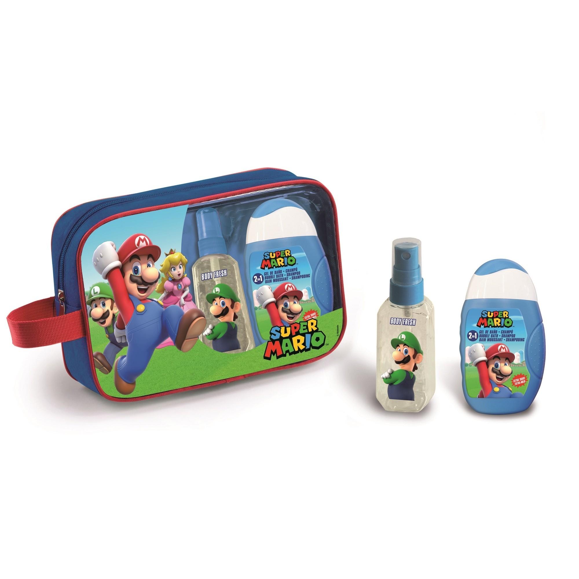 Trousse Body Fresh+Gel+Shampooing Super Mario