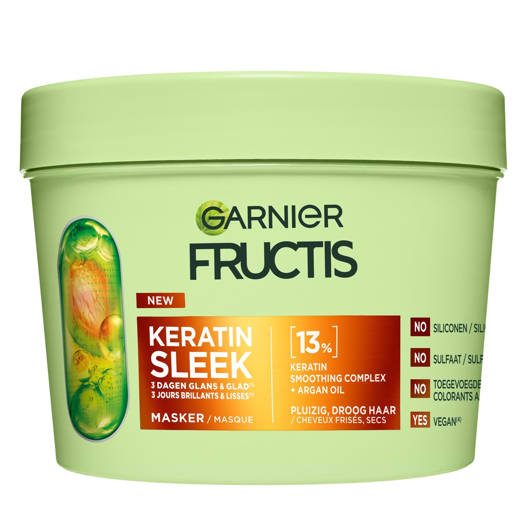 Keratin Sleek - Masque lissant 3 jours - Kératine végétale + huile d'argan