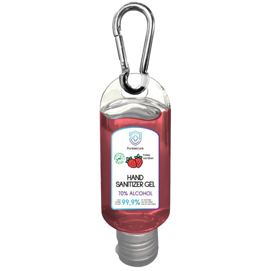 Hand Sanitizer Gel 70% Alcohol Fraise