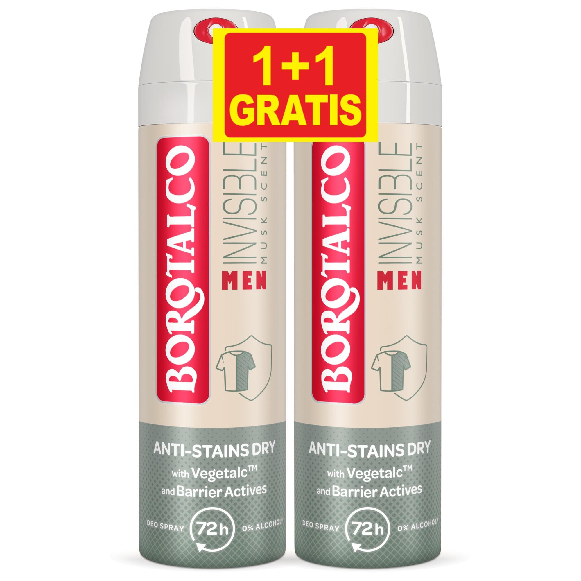 Men Invisible Musk Spray 1+1 gratis
