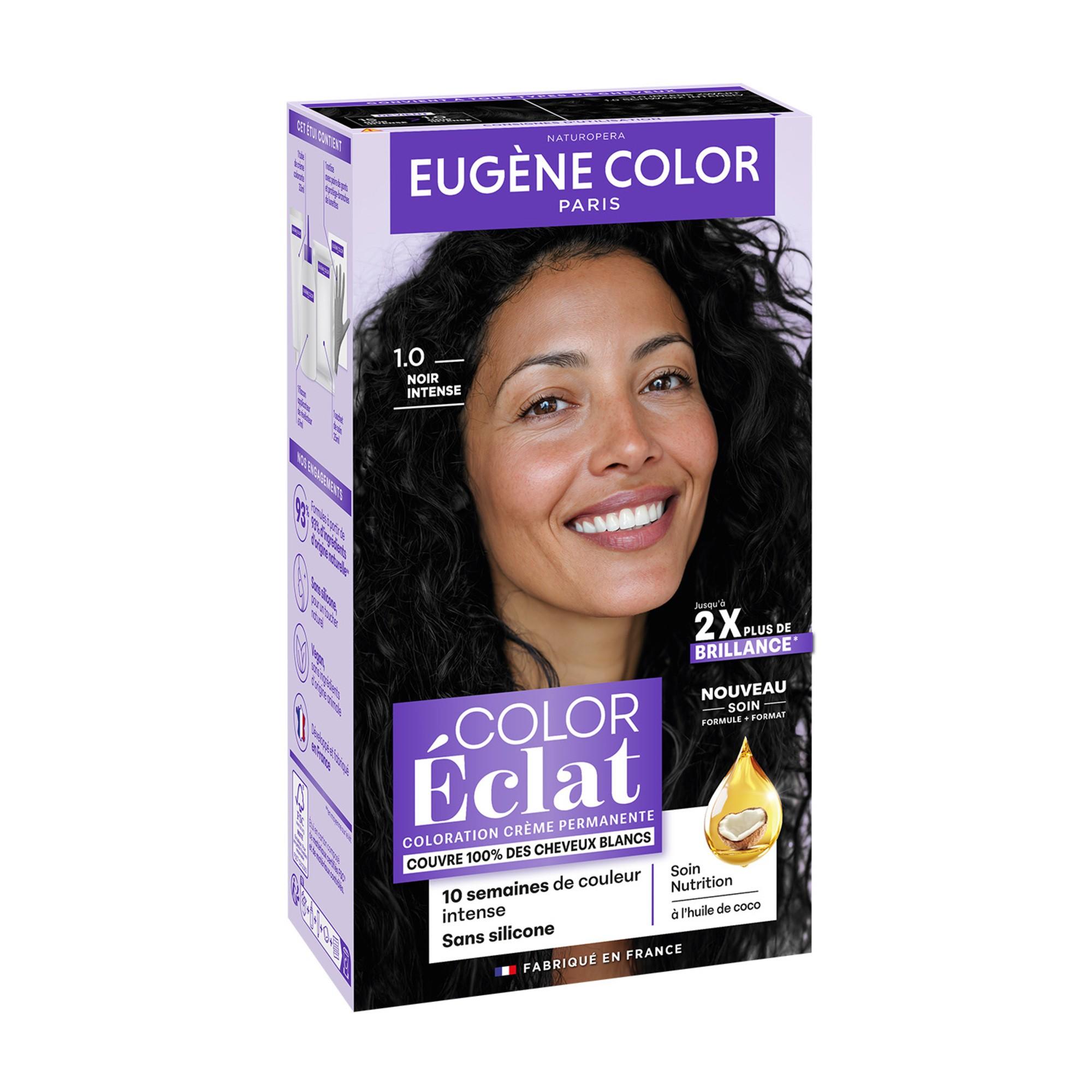 Color Eclat Coloration Crème Permanente Noir Intense 1.0