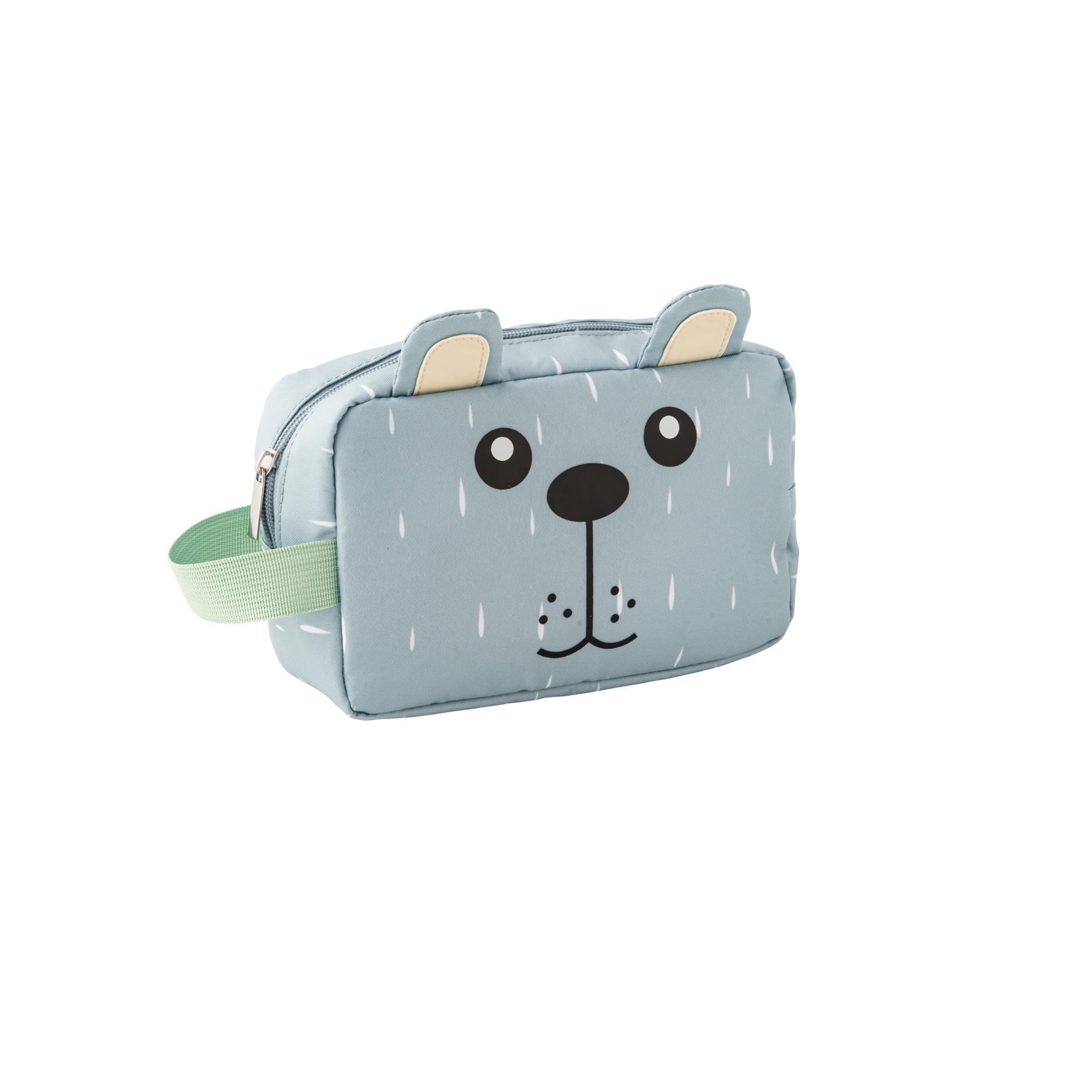 Trousse ours bleu