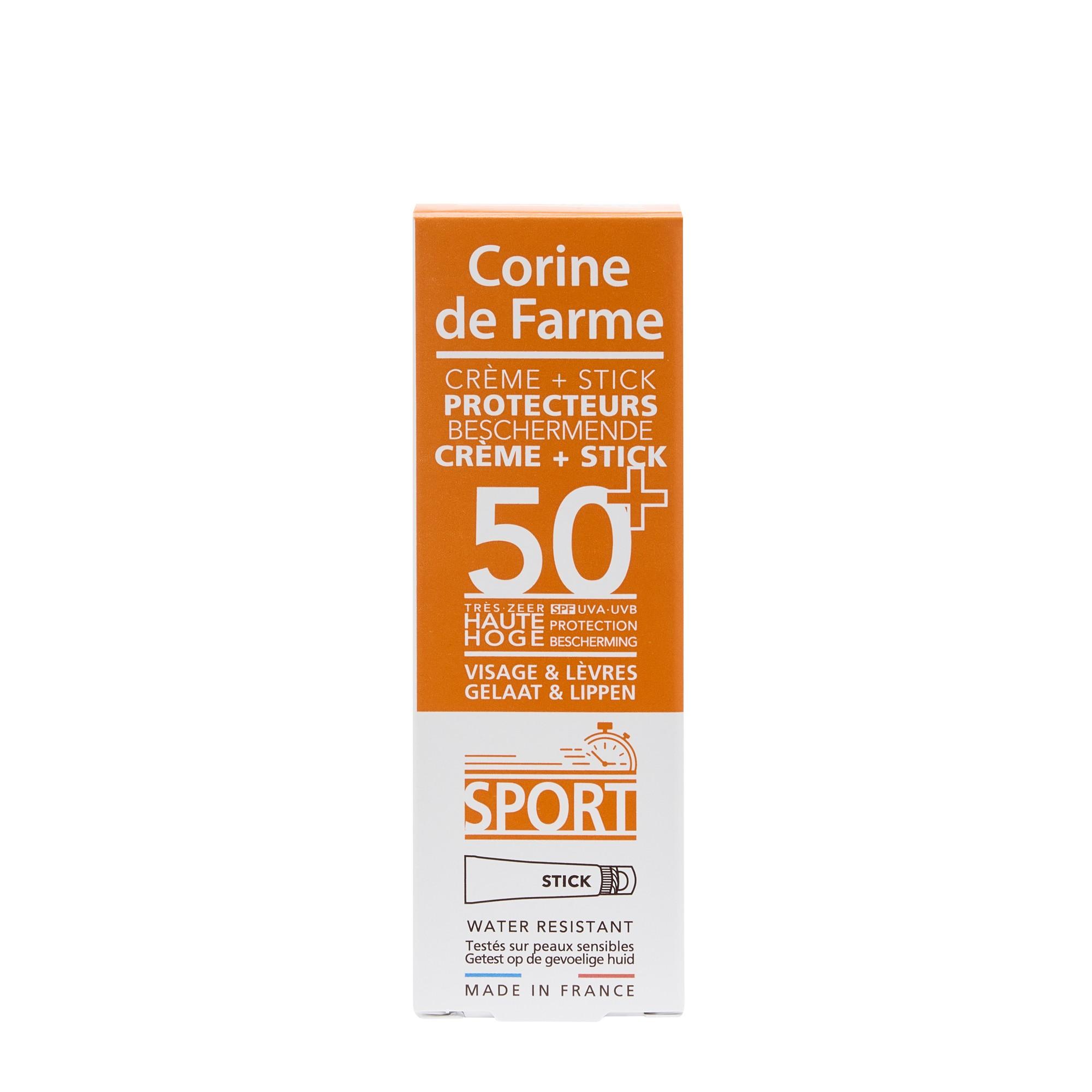 Crème+stick protecteurs SPF50+