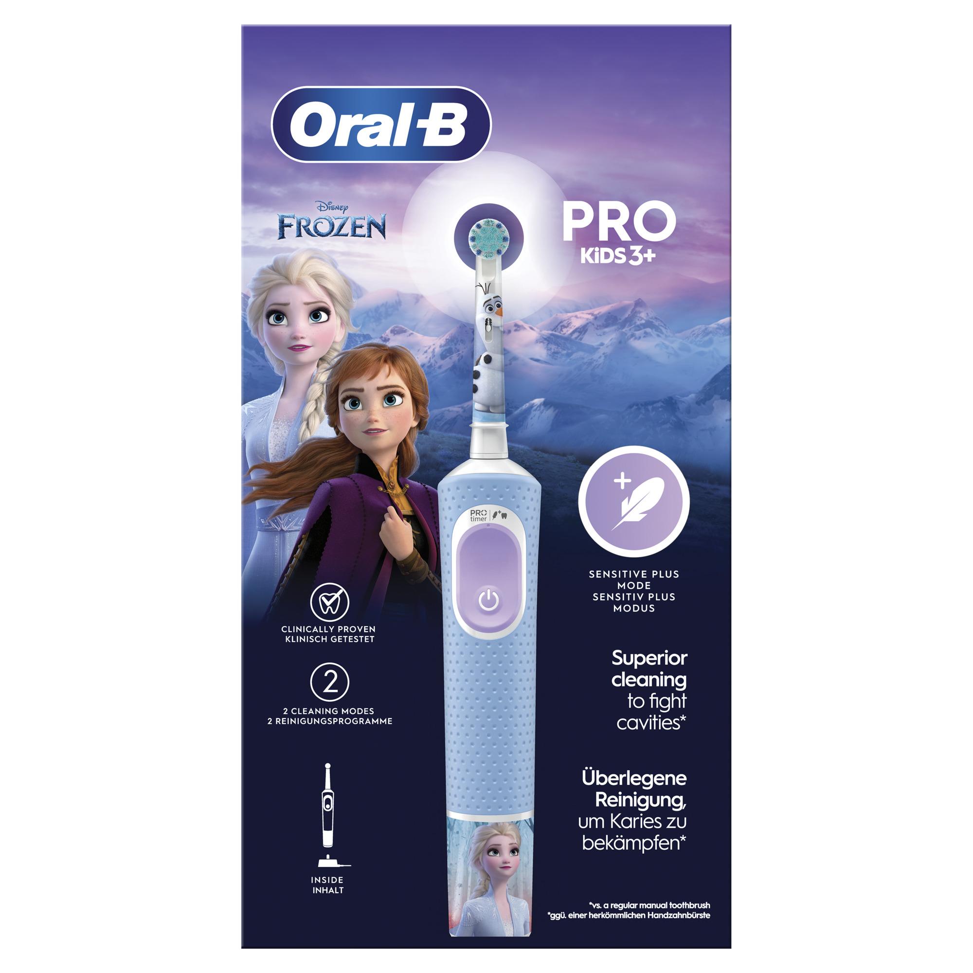 Brosse à dents électrique Pro Kids 3+ Frozen/Spiderman