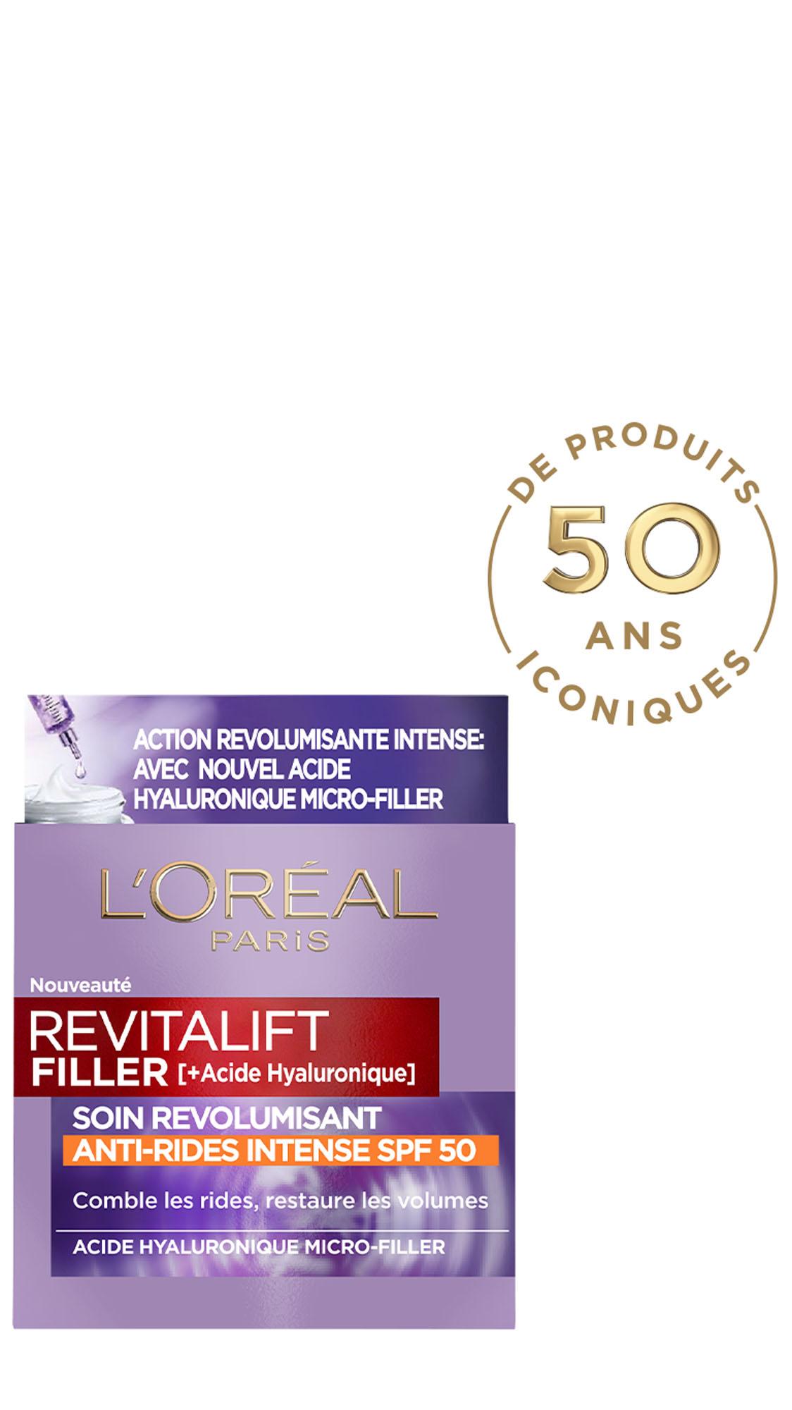 Revitalift Filler Soin de jour anti-âge SPF50