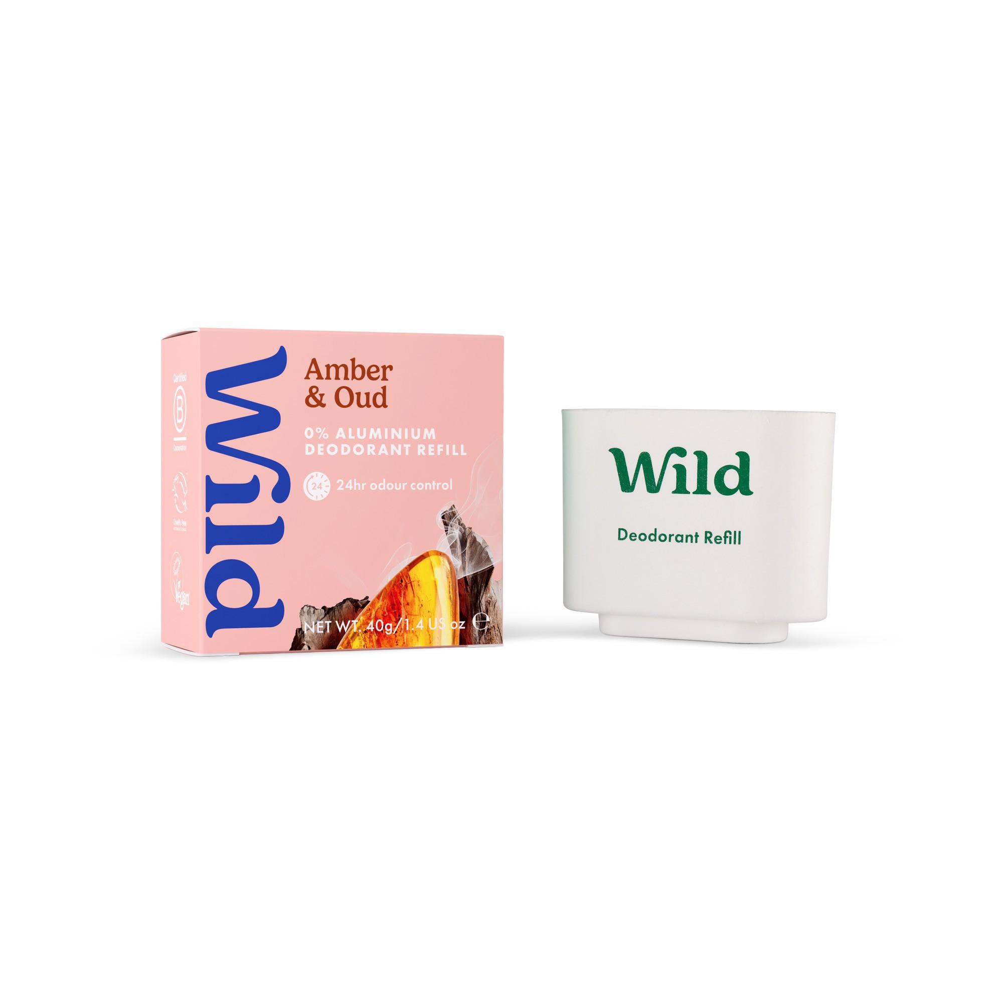 Recharge Déodorant Ambre et Oud - 40g
