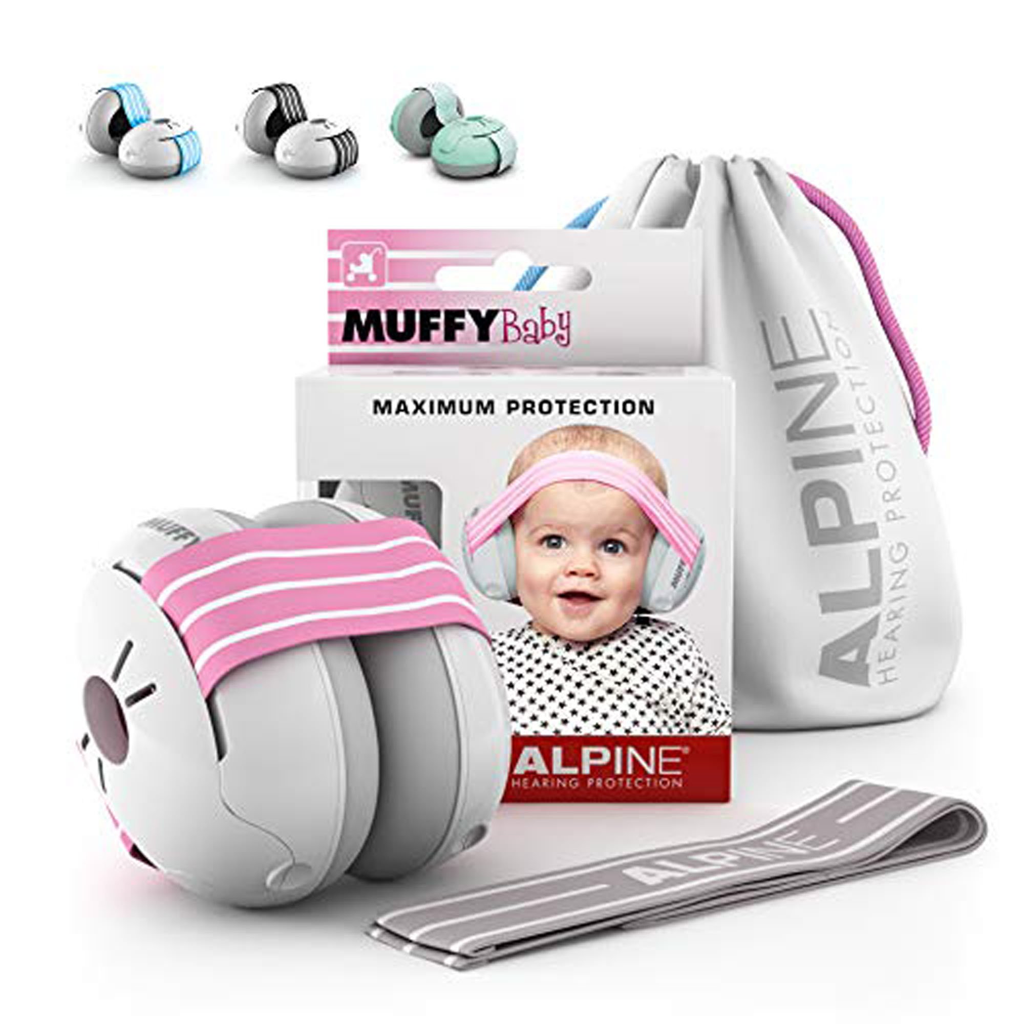 Alpine Muffy Pink casque anti-bruit pour enfants