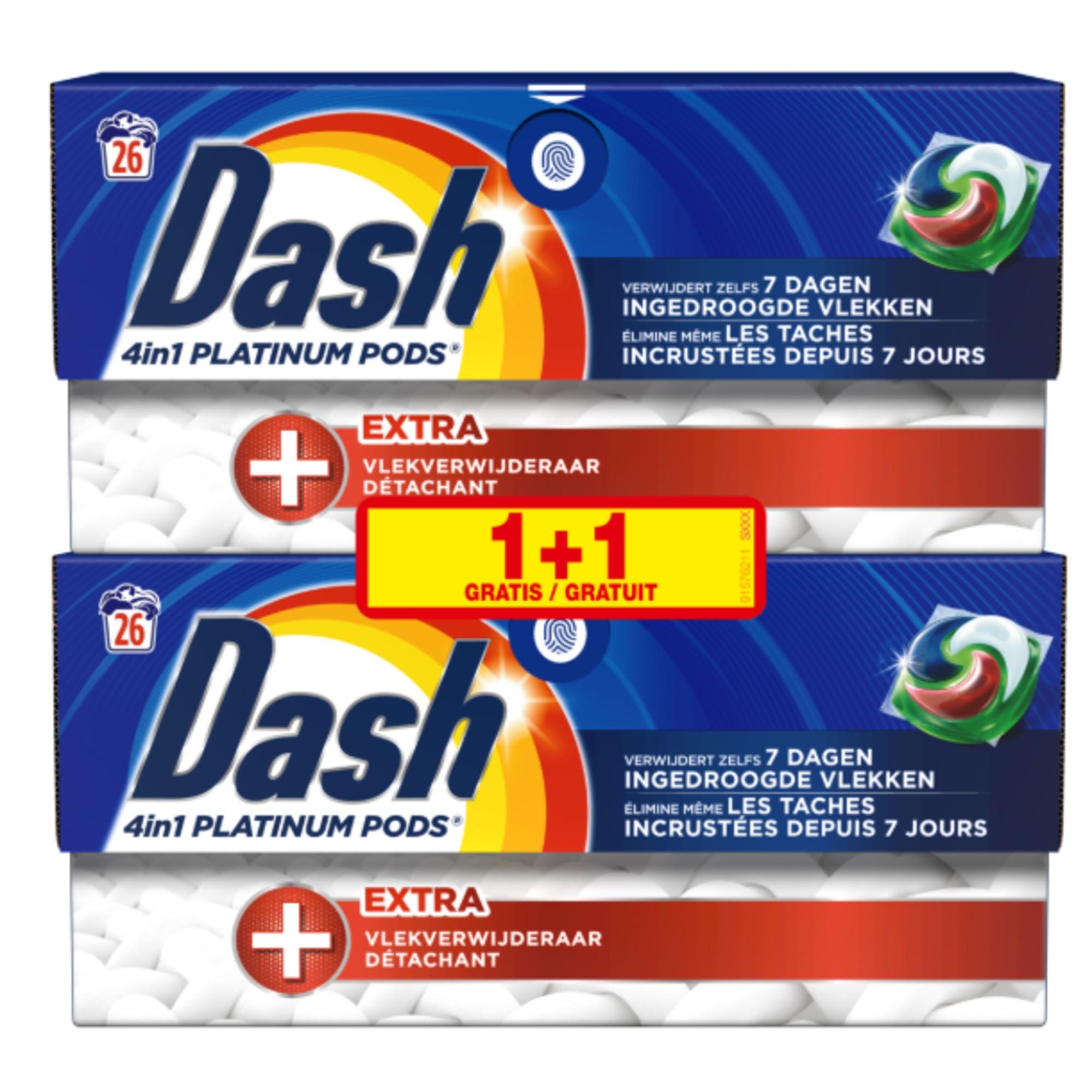 Pods Platinium Regular 26 lavages Bonus Pack 1+1