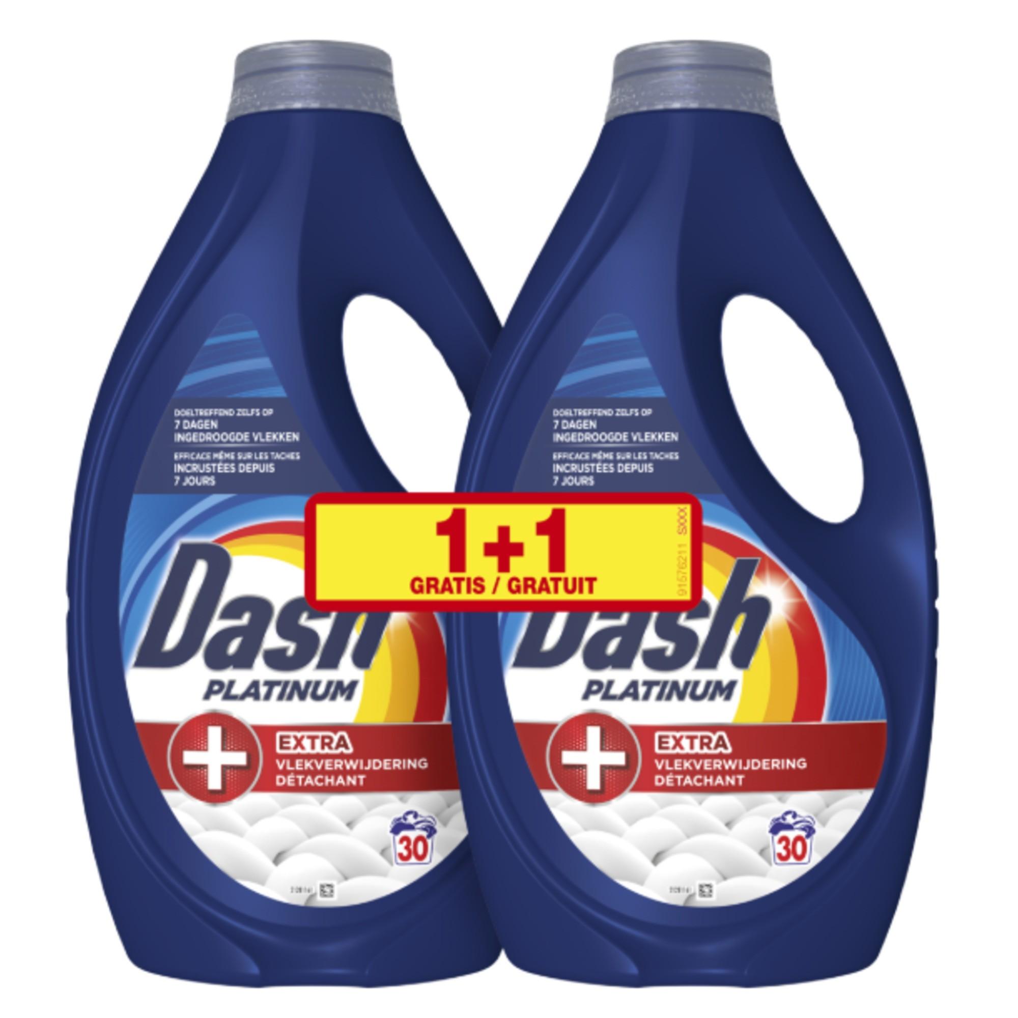 Liquide Platinium Regular 30 lavages Bonus Pack 1+1