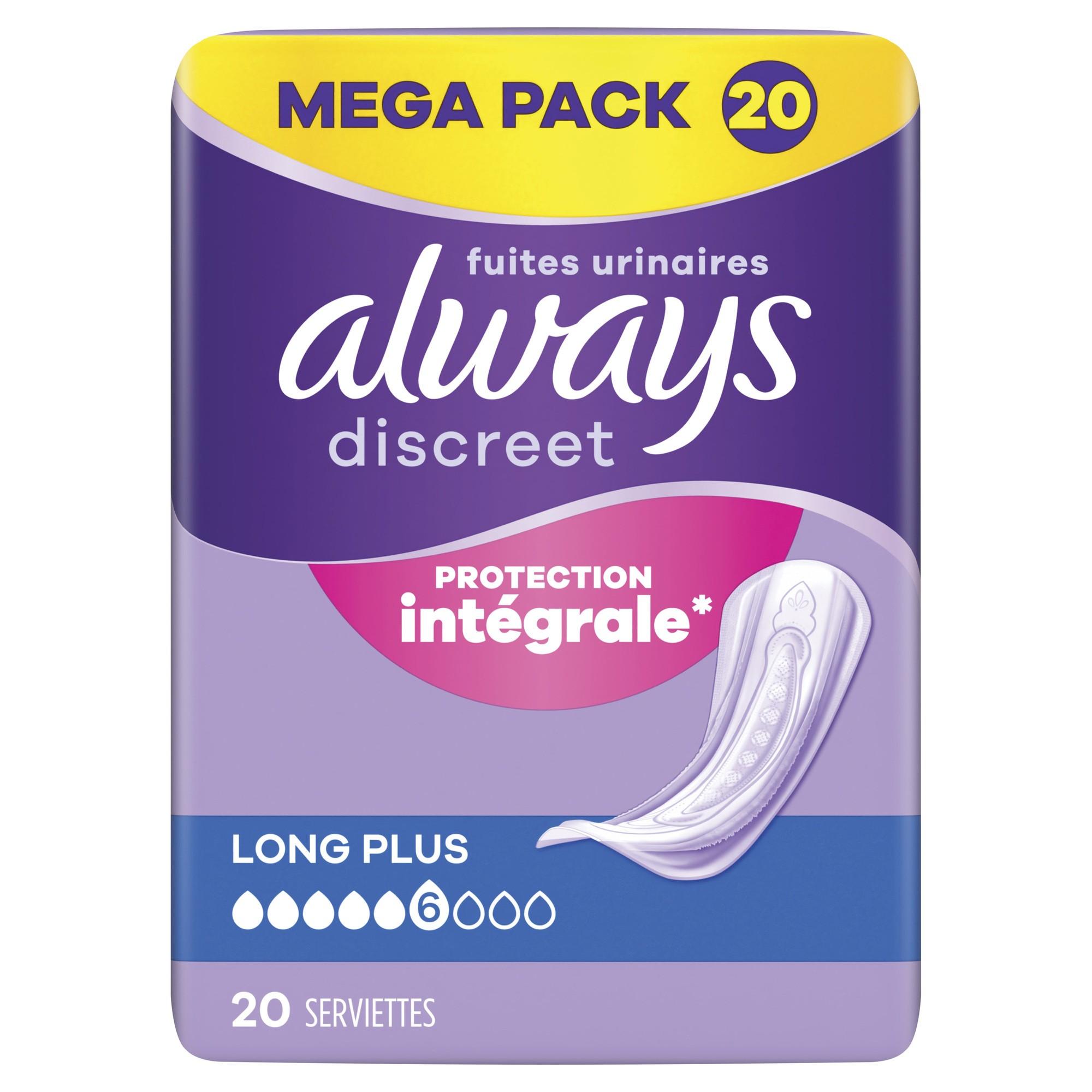 Discreet Verband voor Urineverlies Long Plus - 20 st