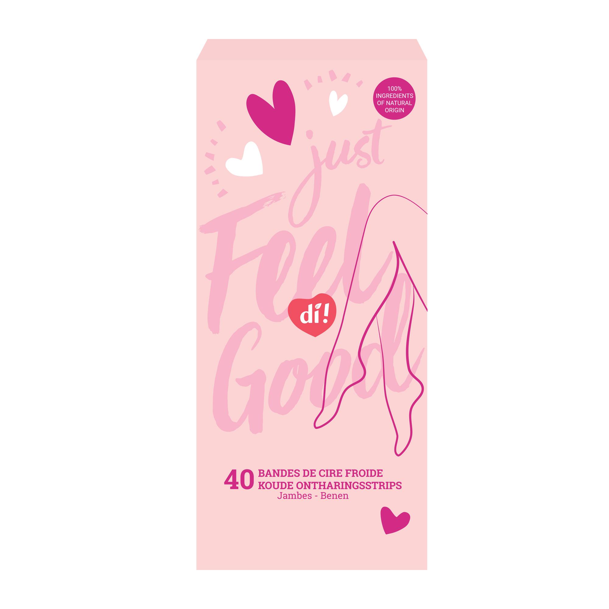 40 Bandes de cire froide Jambes