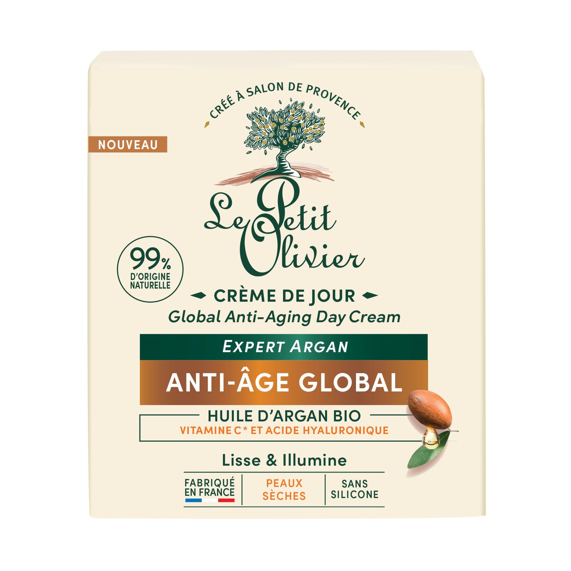 Crème de Jour Hydratante Anti-Âge à l'huile d'argan