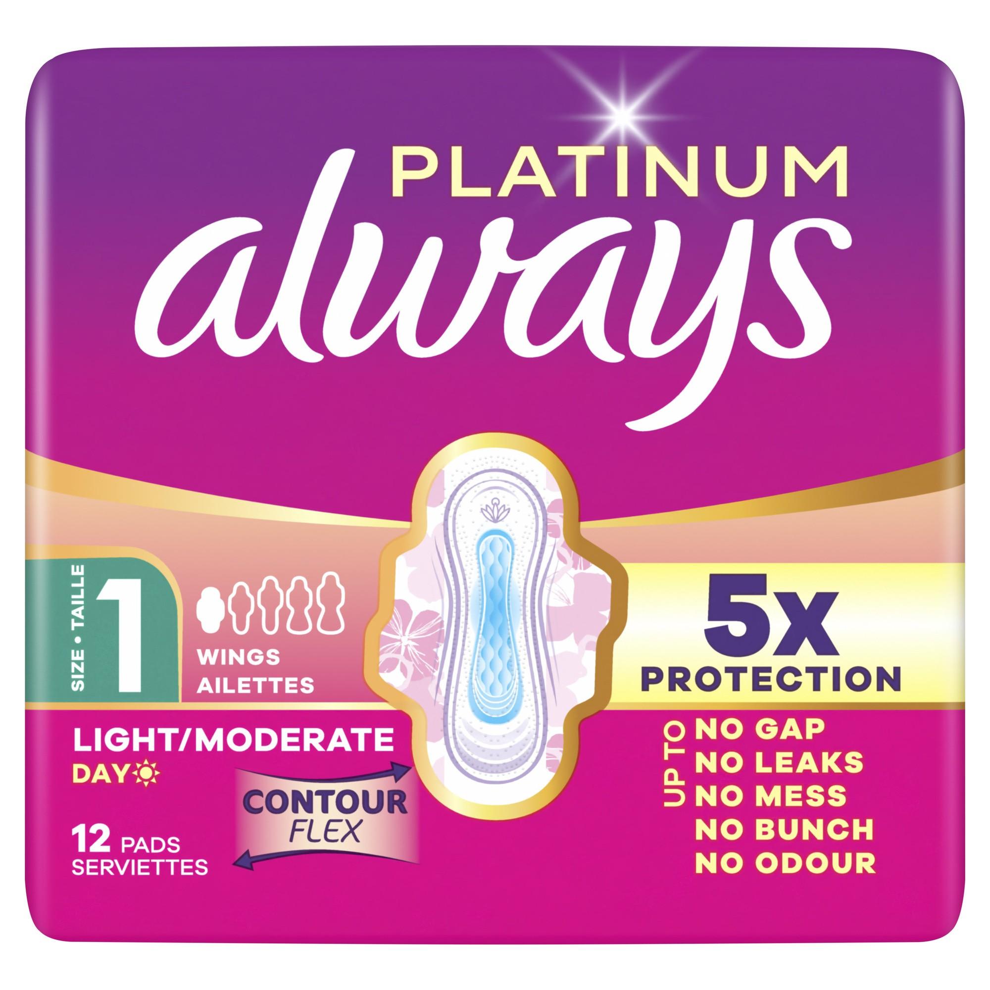 Platinum Normal Maandverband - 12 st