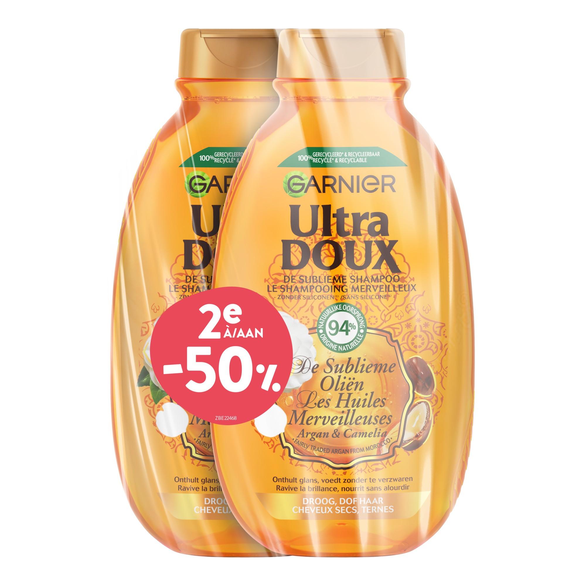 Les Huiles Merveilleuses d'Argan & Camélia - Cheveux secs et ternes - Pack 2e à -50%