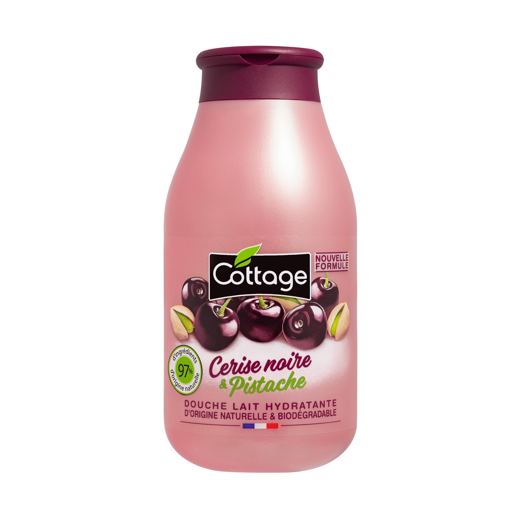 DOUCHE LAIT HYDRATANTE CERISE NOIRE & PISTACHE