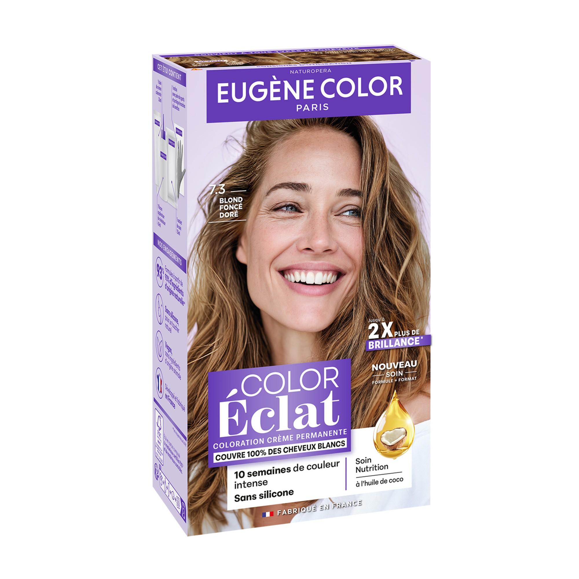 Color Eclat Coloration Crème Permanente Blond Foncé Doré 7.3