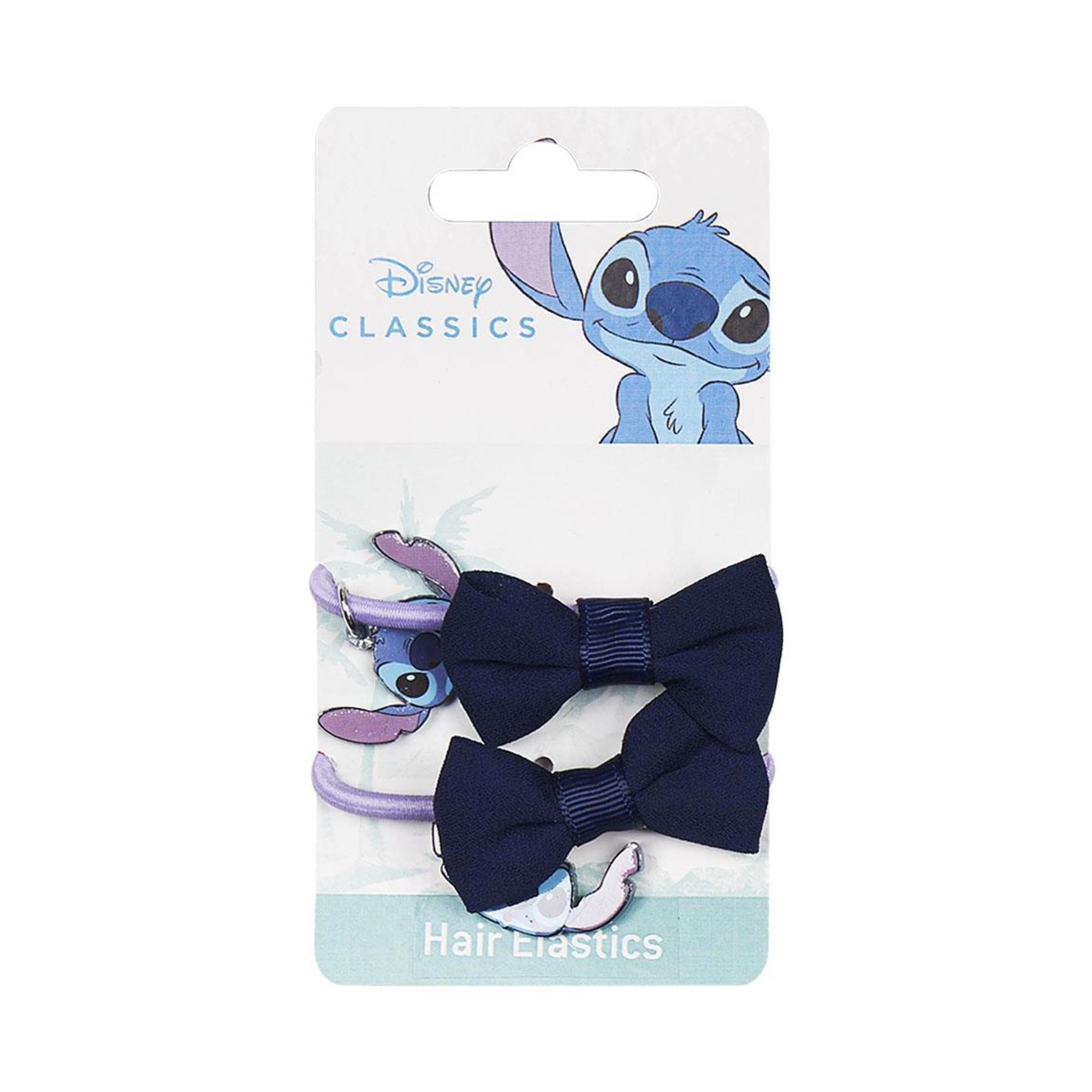 Accessoires cheveux élastiques stitch noeud maille