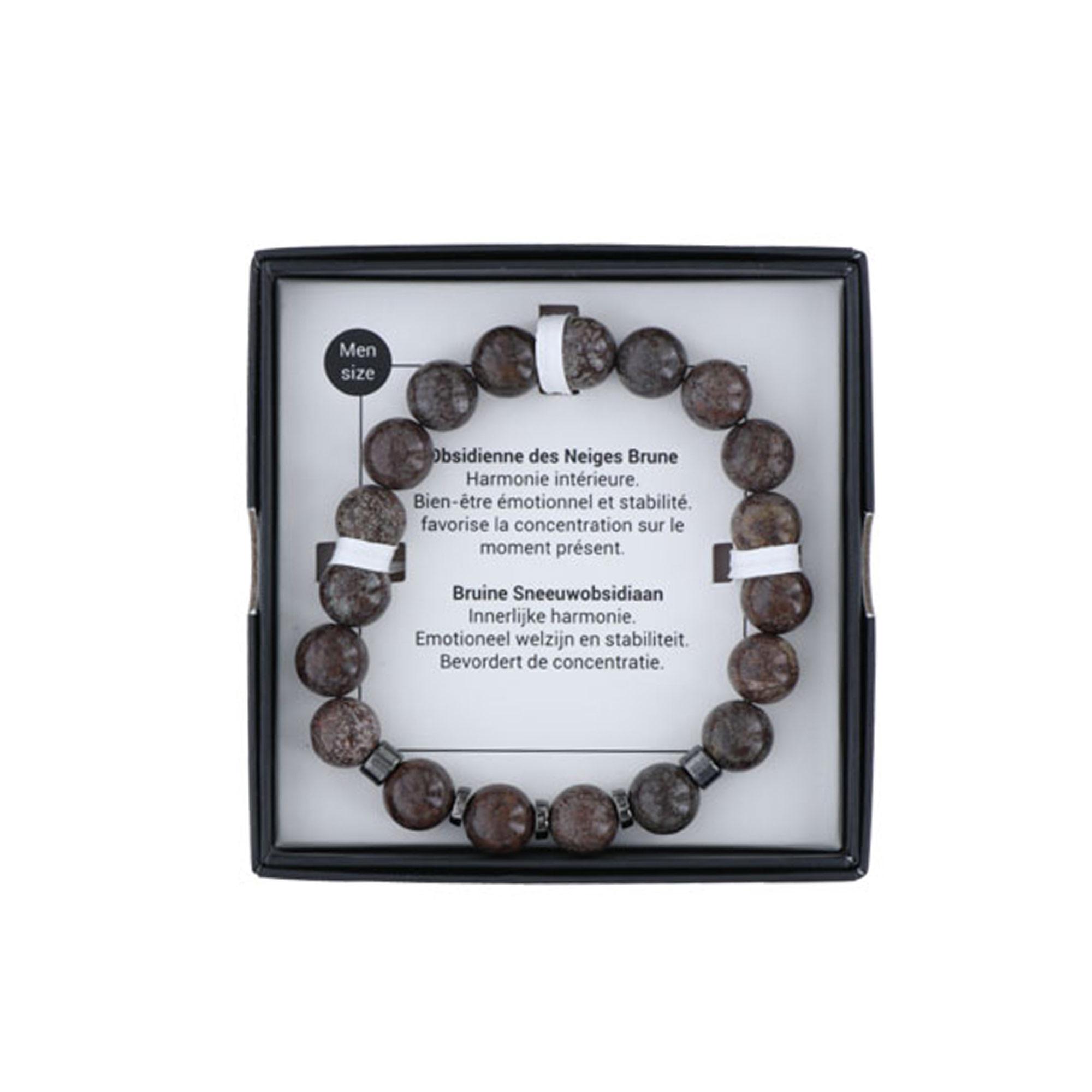 Armband met Obsidianstenen