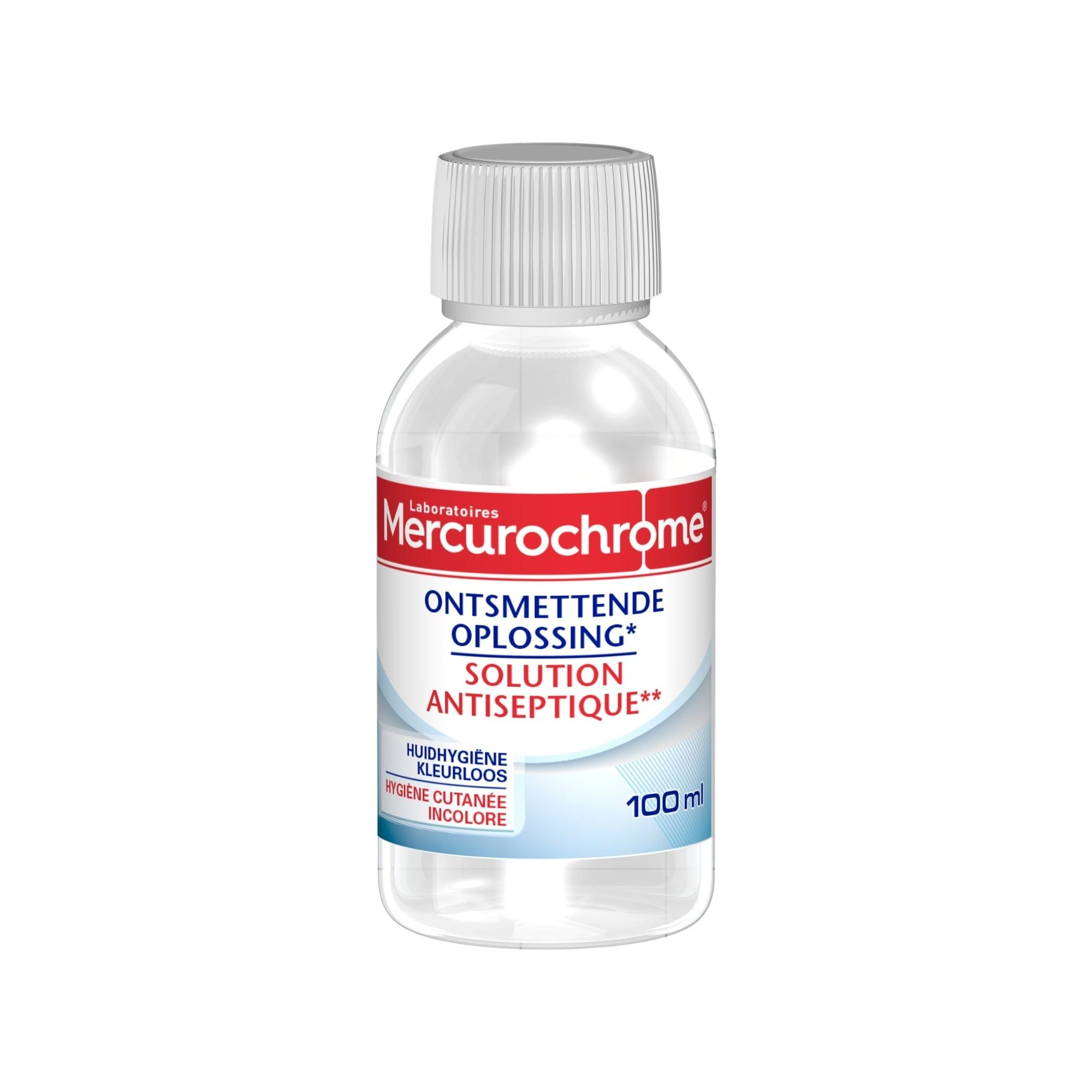 Solution antiseptique incolore