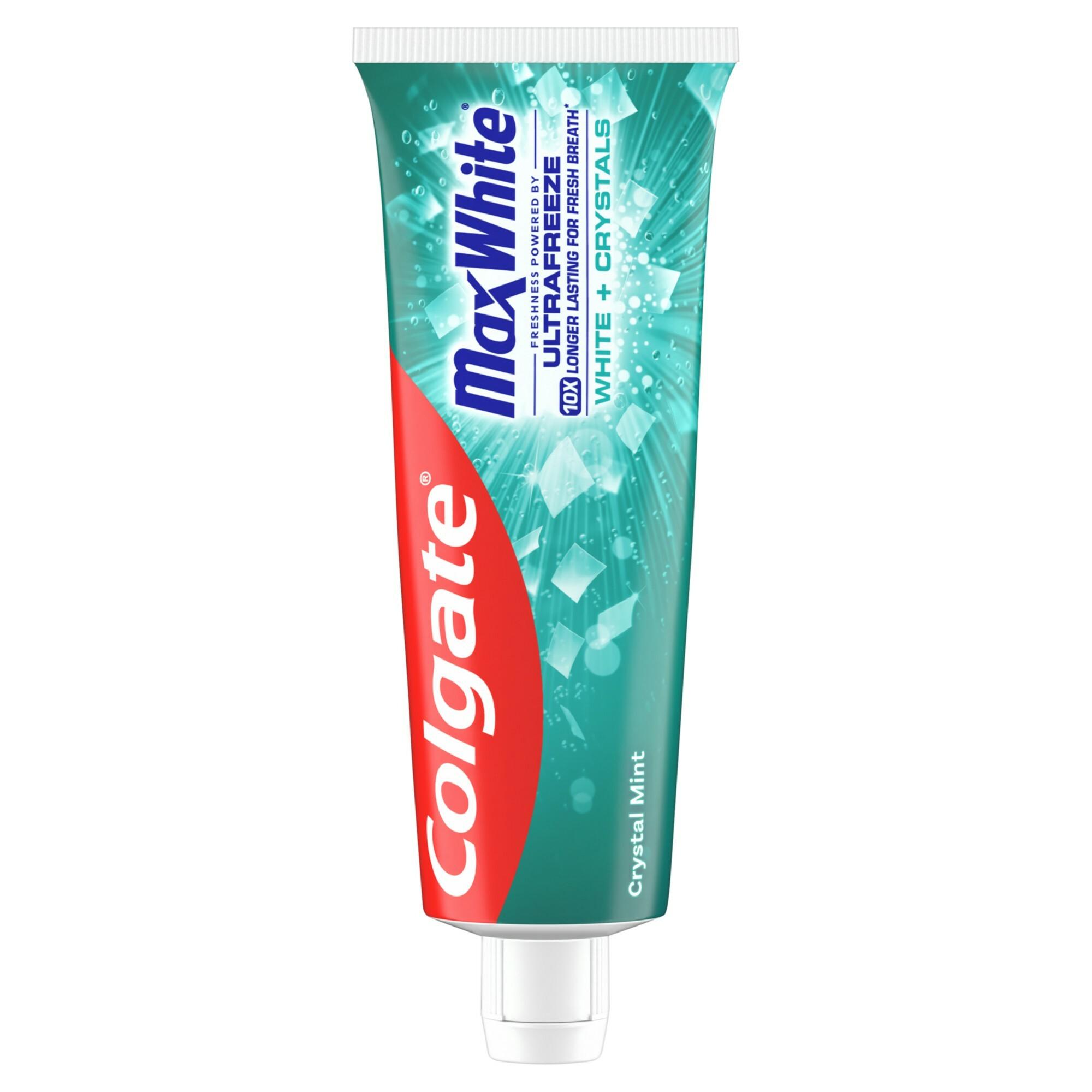 Max White White Crystals Tandpasta