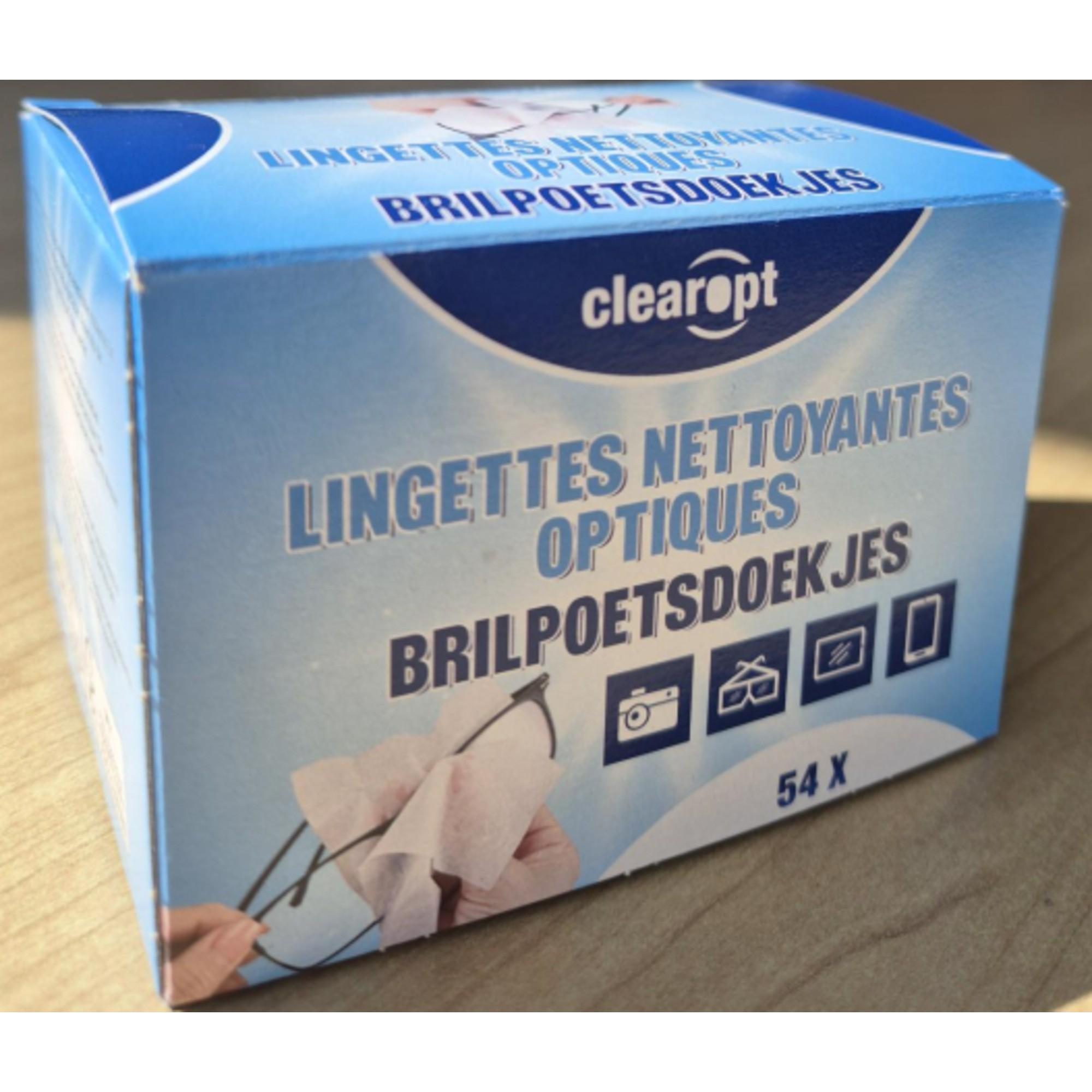 Lingettes Optiques pour nettoyer des lunettes