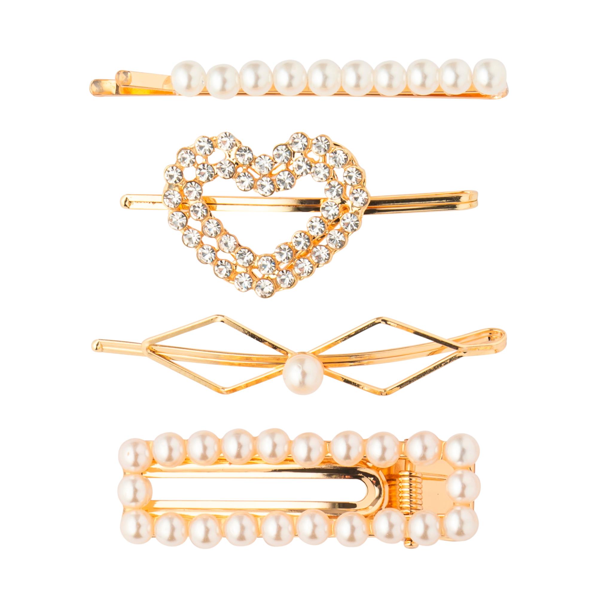 Lot de 4 Barrettes Mixte - 6,5cm