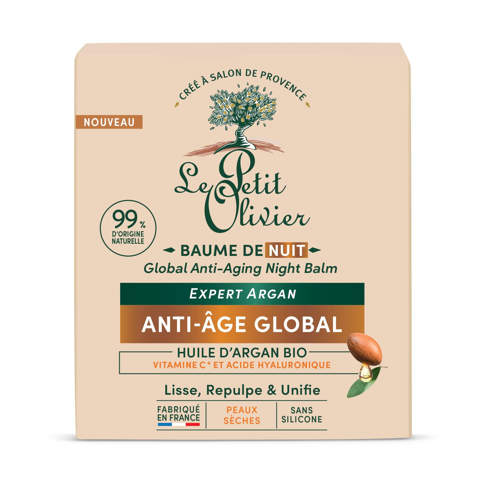 Baume de Nuit Nourrissant Anti-Âge à l'huile d'argan